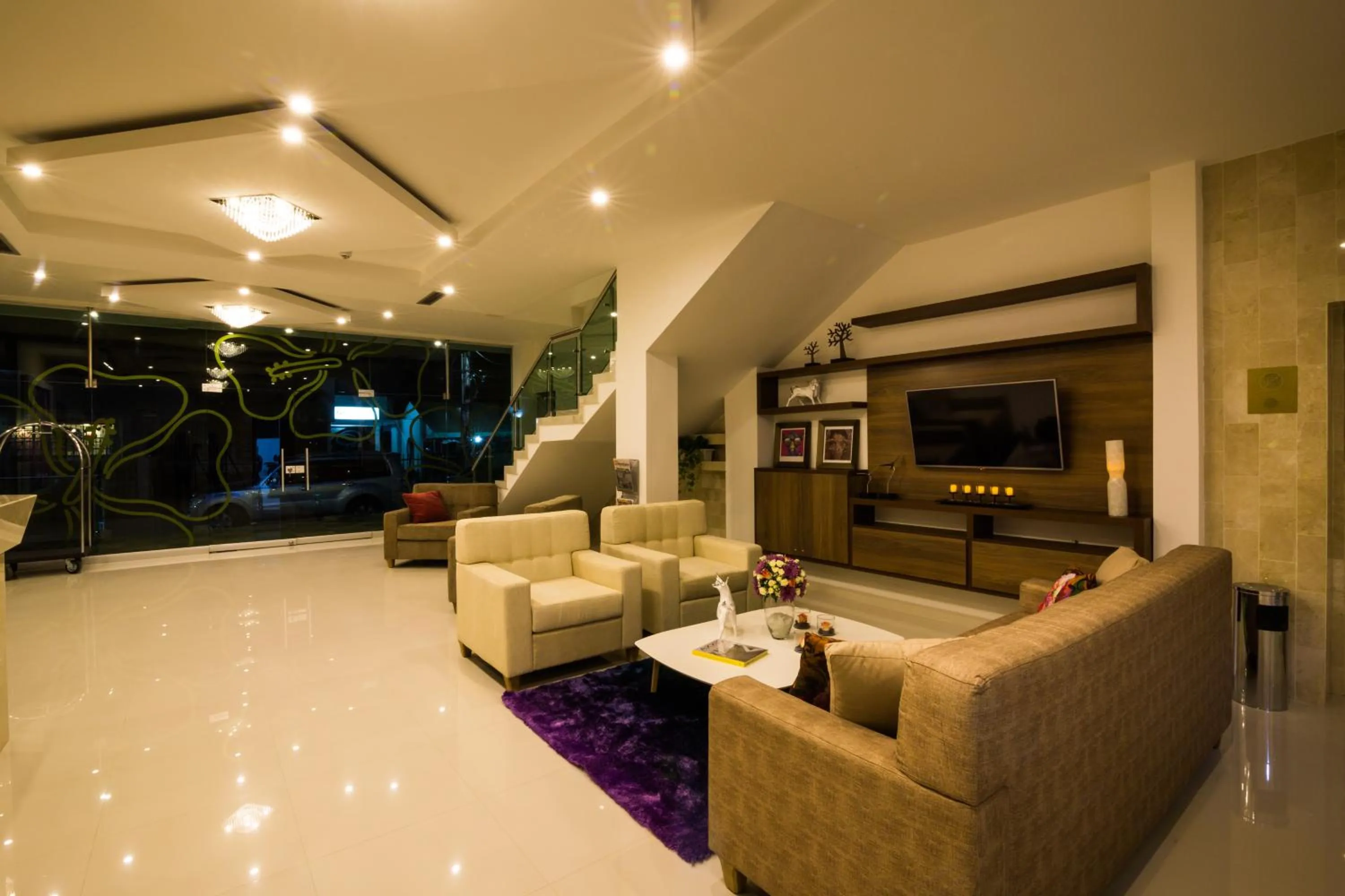 Living room in Hotel Parque Del Sol