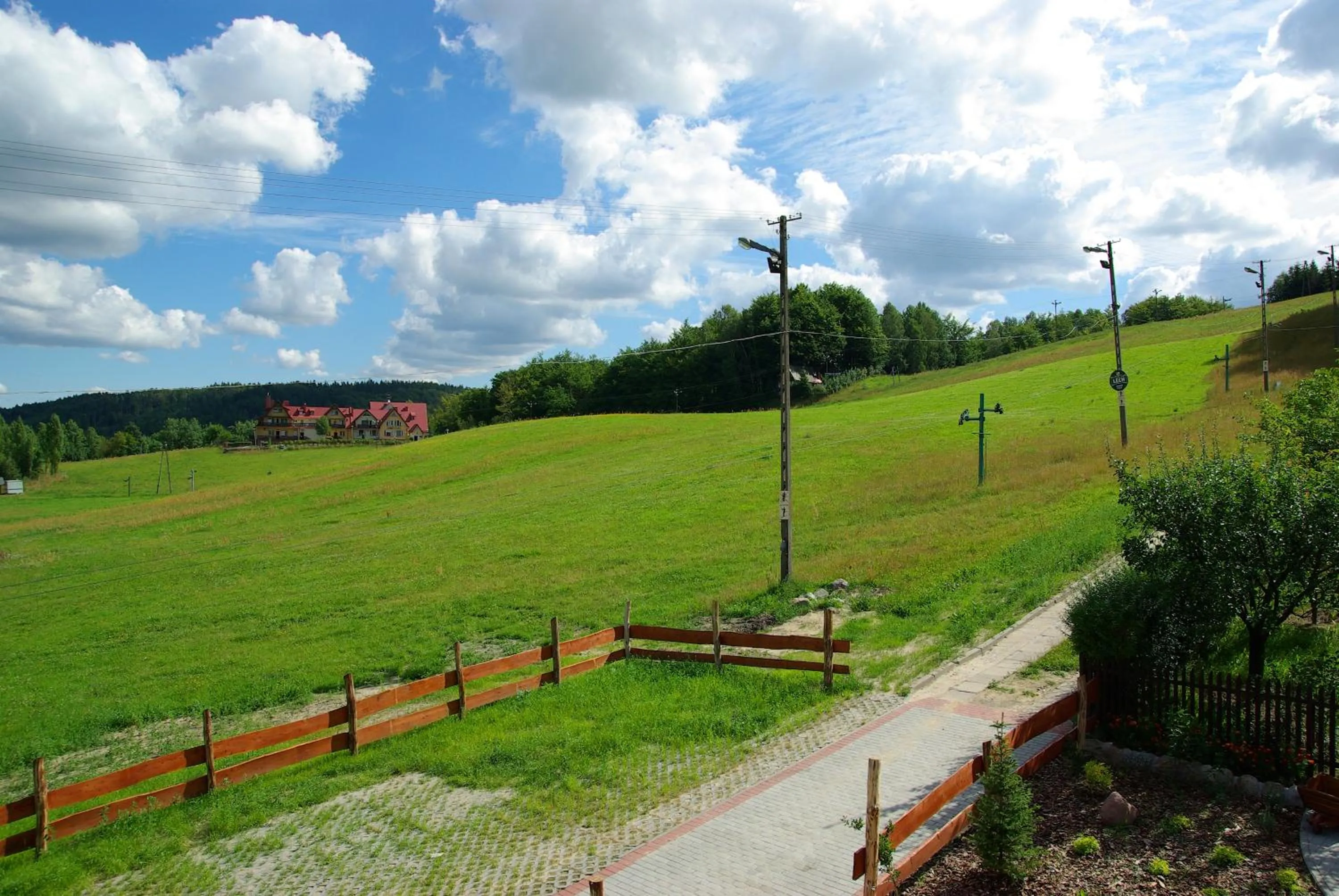 Natural landscape in Osada Koszałkowo Wieżyca