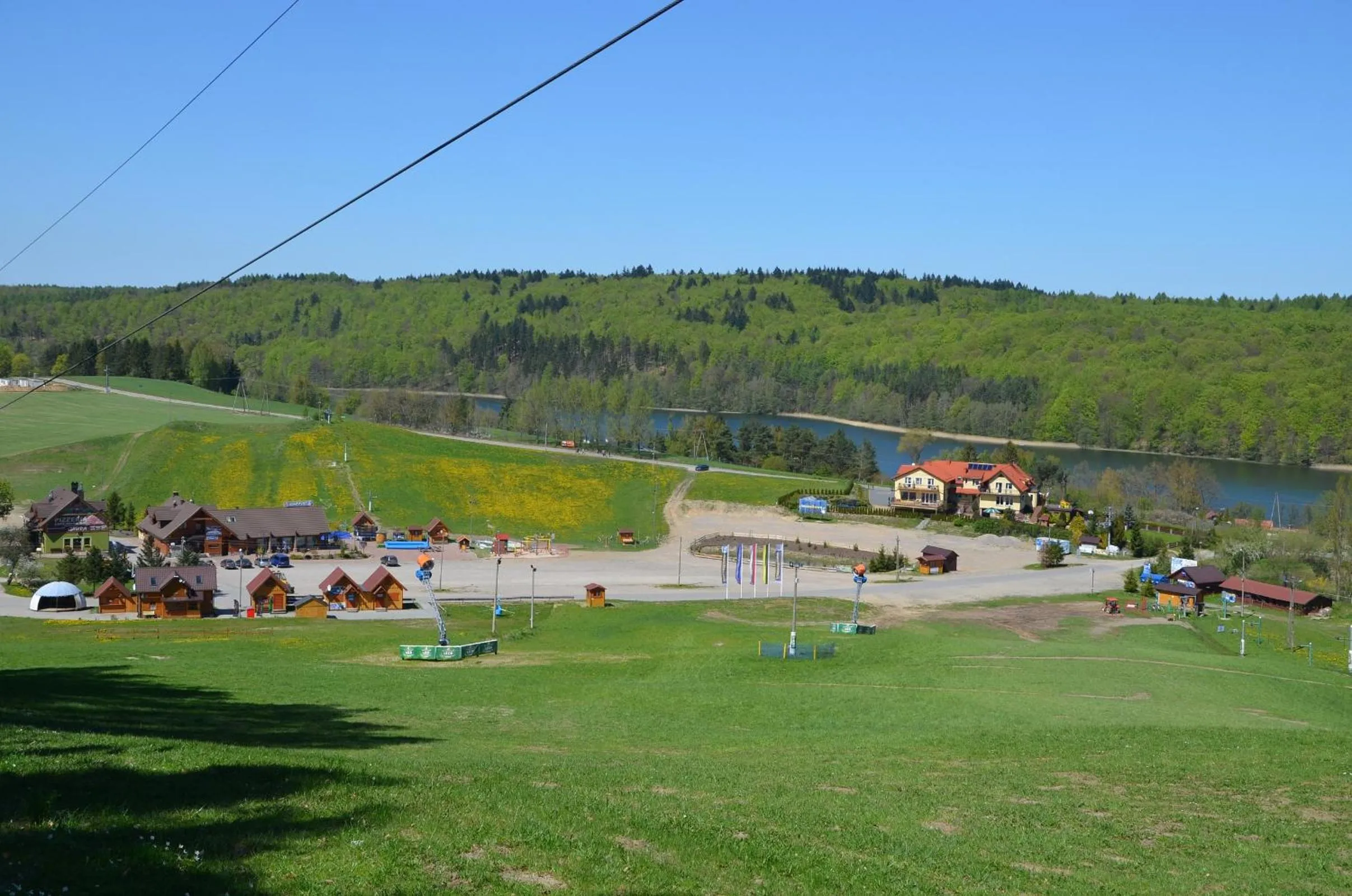 Natural landscape in Osada Koszałkowo Wieżyca