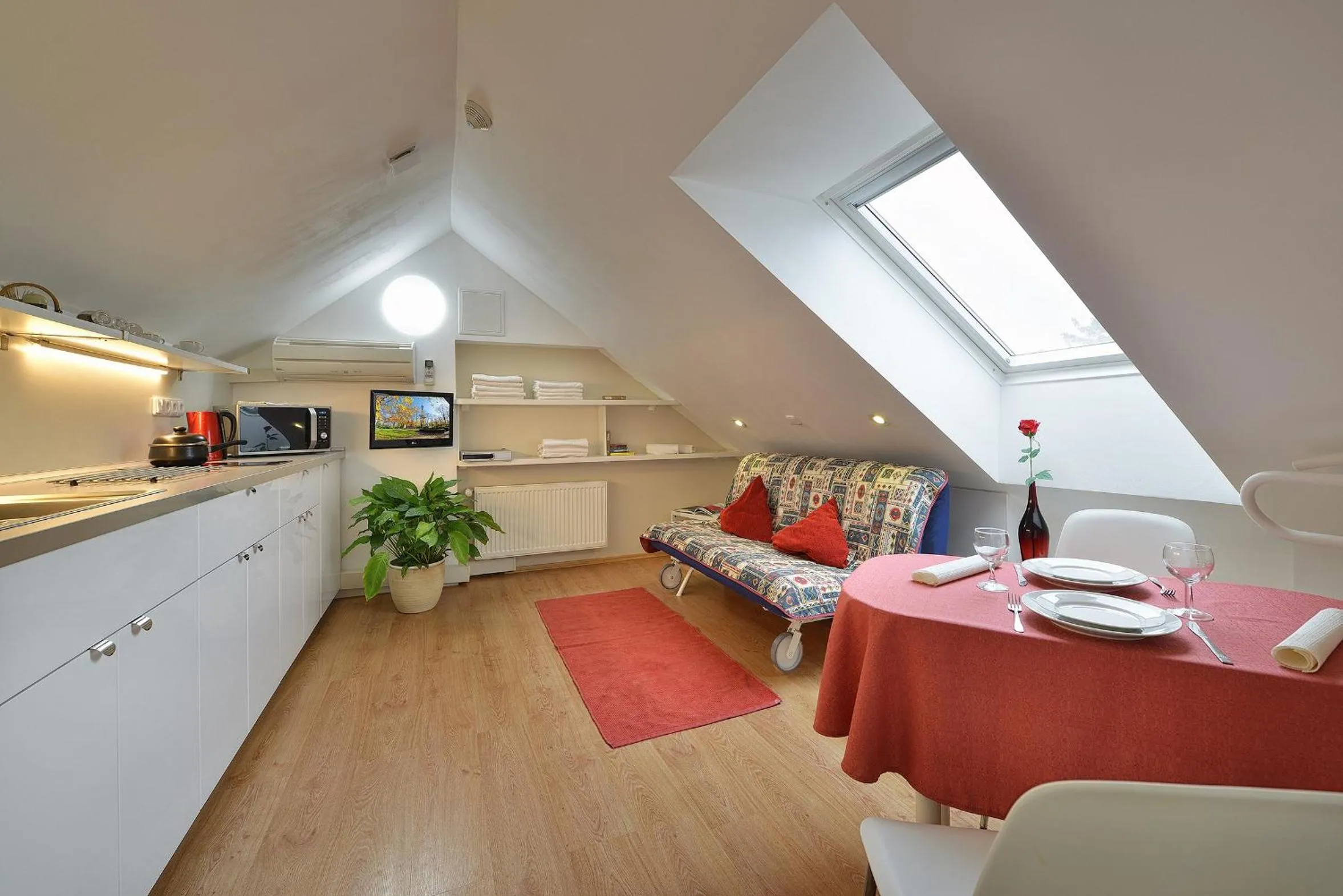 Kitchen or kitchenette in A. V. Pension Praha