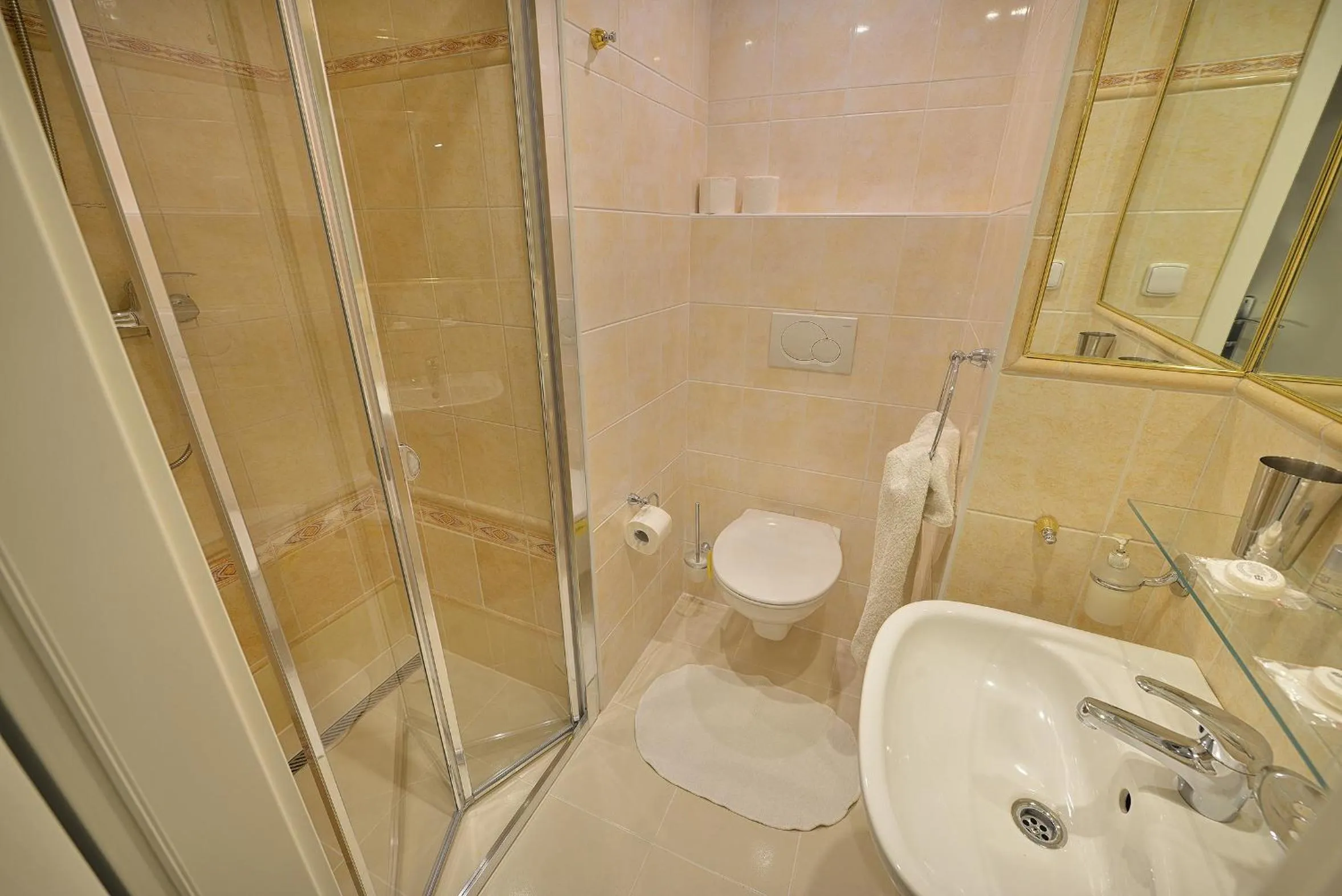 Bathroom in A. V. Pension Praha