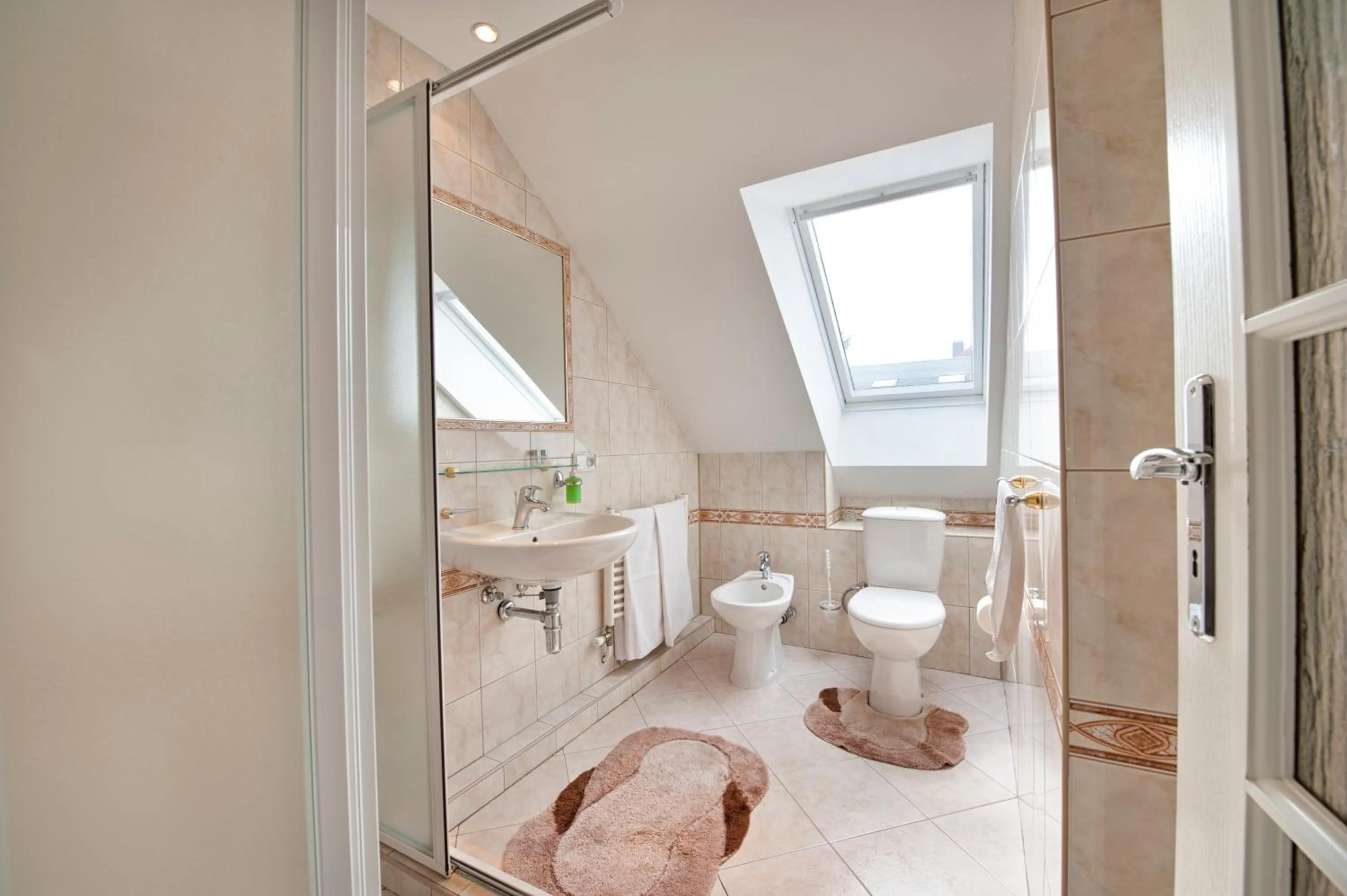 Bathroom in A. V. Pension Praha