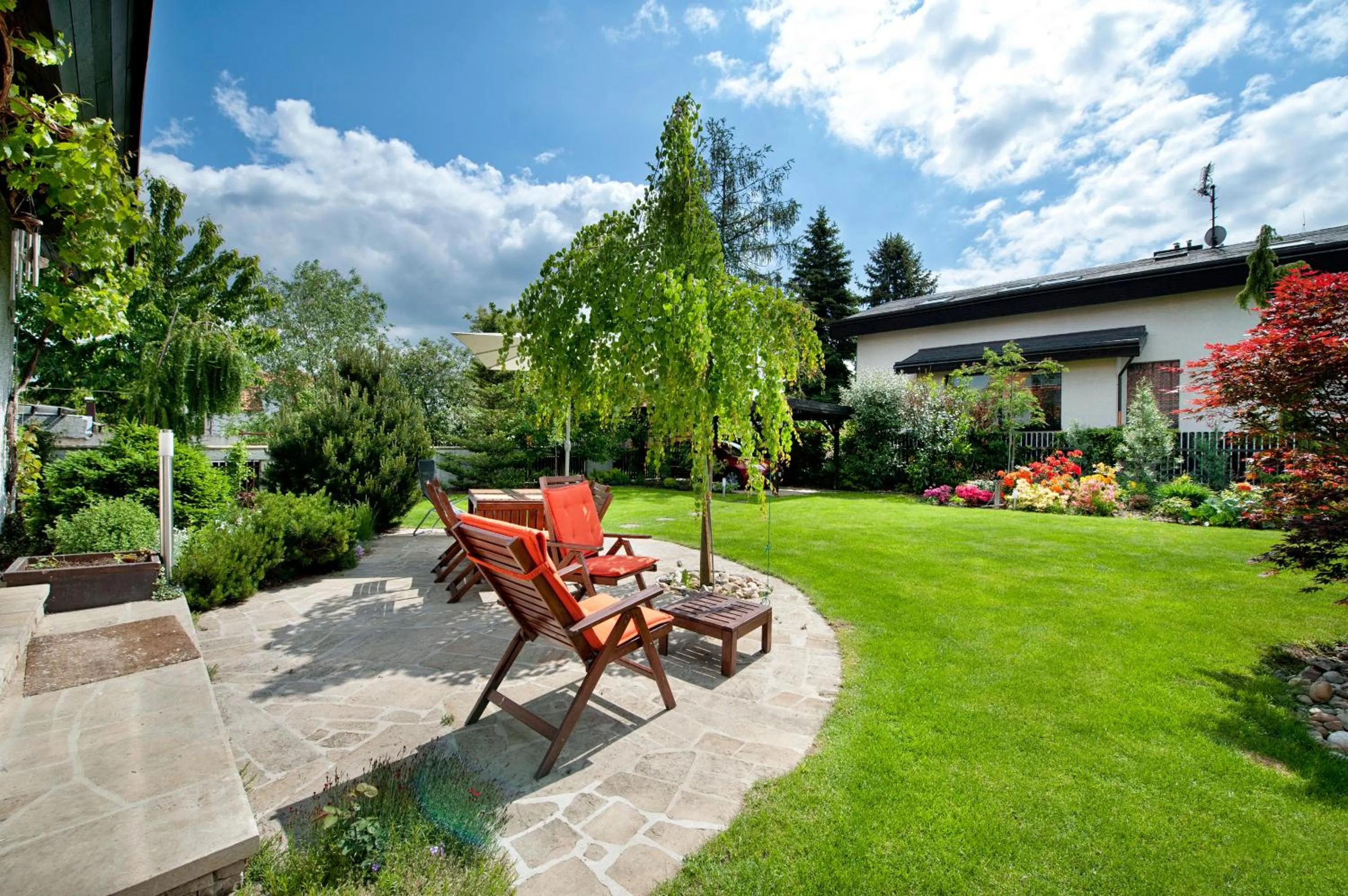 Balcony/Terrace in A. V. Pension Praha