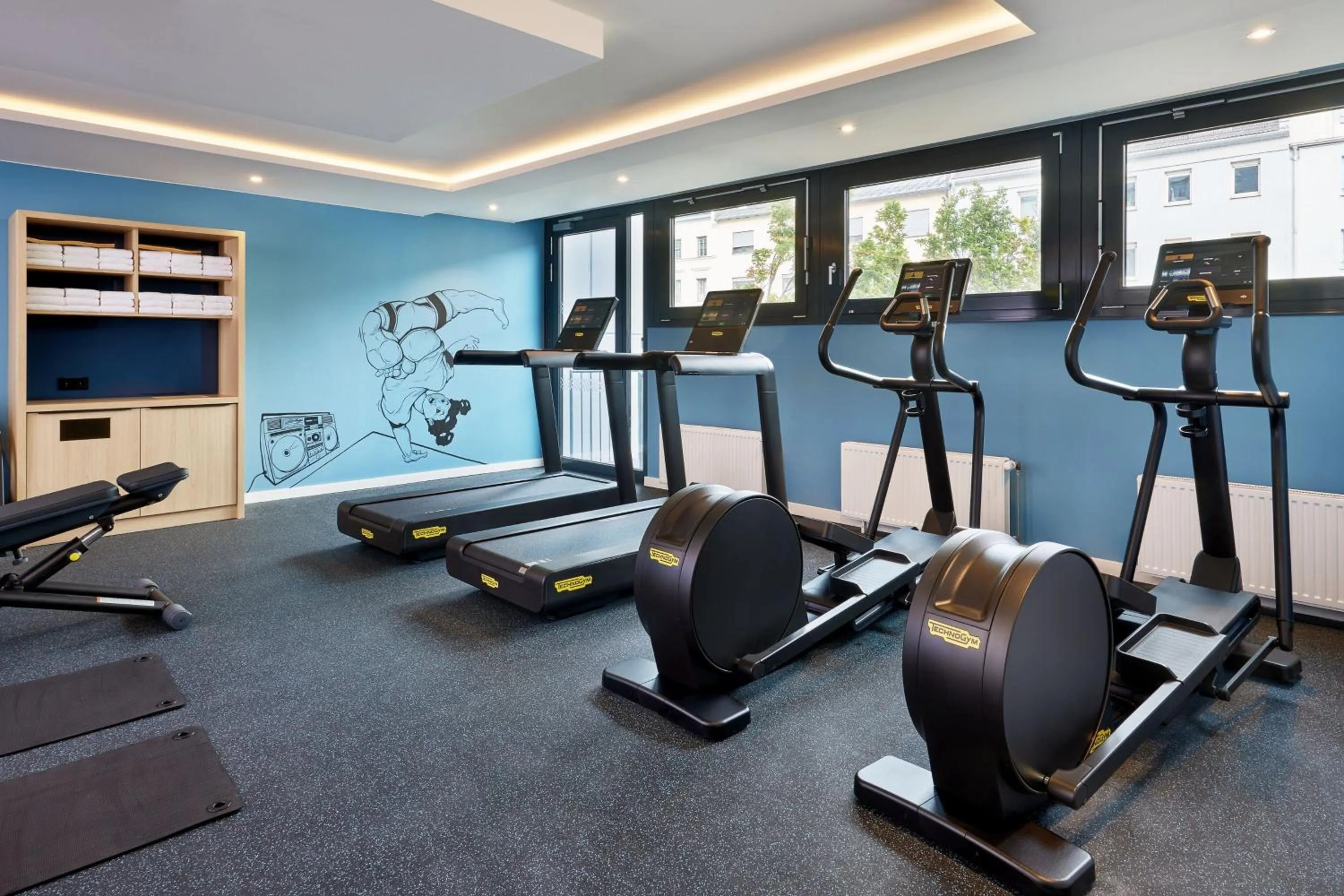 Fitness centre/facilities in Residence Inn by Marriott Munich Central