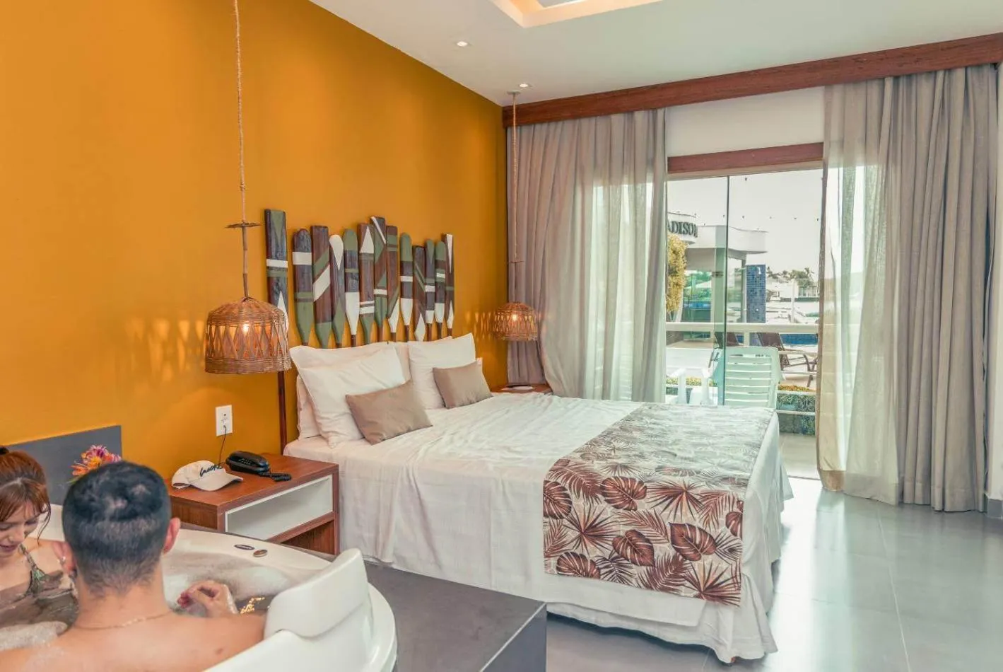 Bed in Hotel Paradiso del Sol