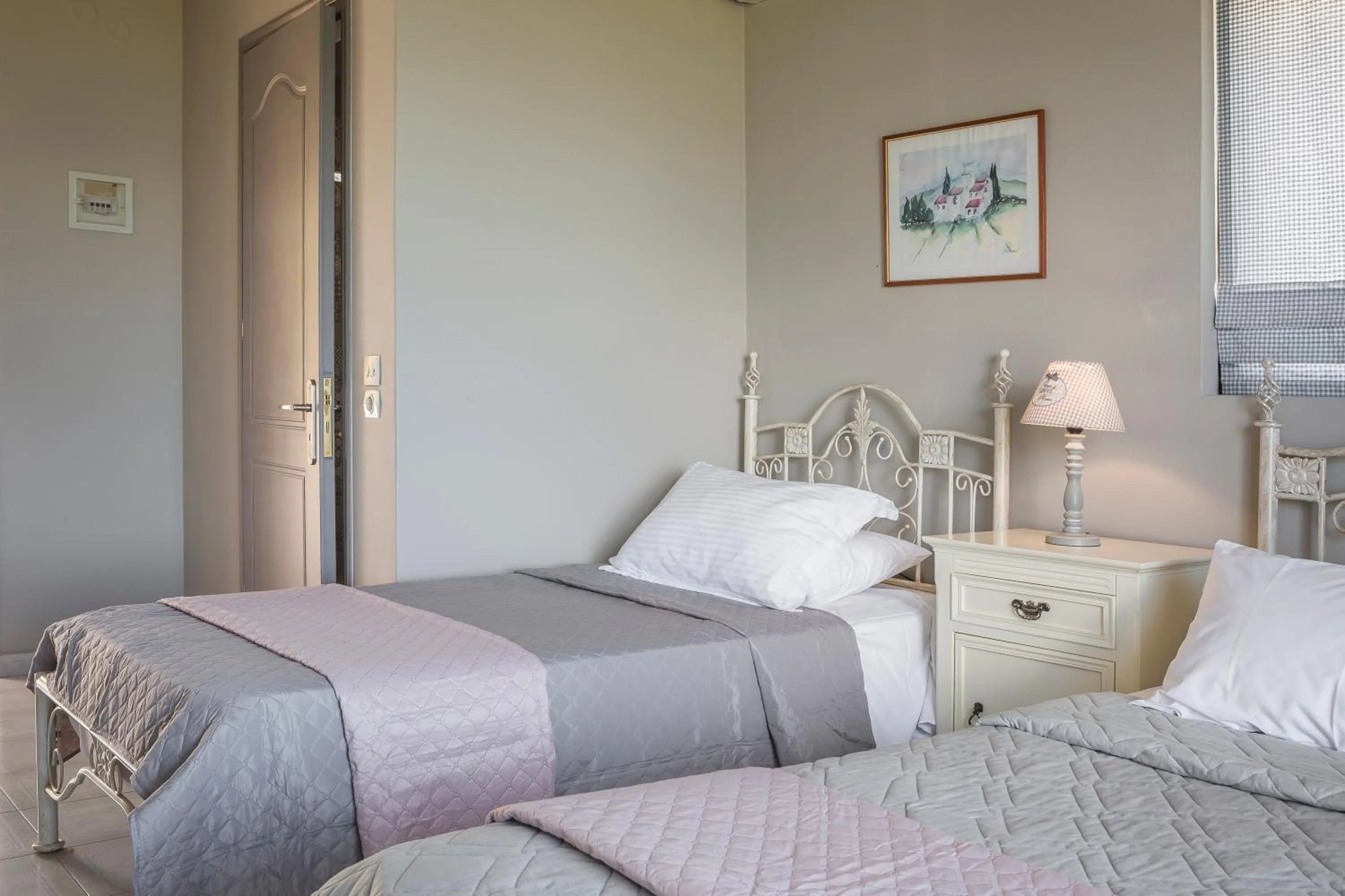 Bedroom, Bed in Panorama Fanari studios and apartments