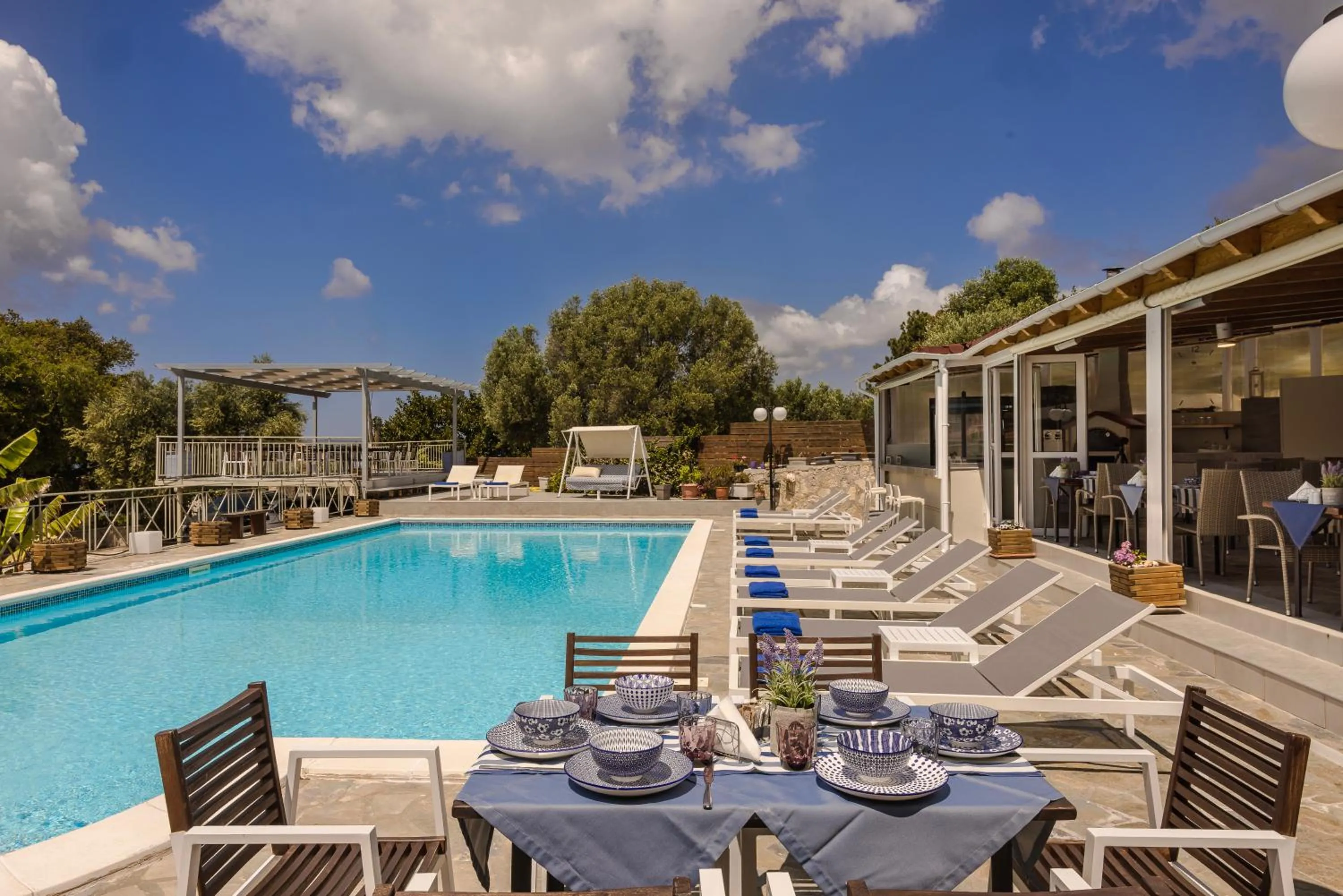 Breakfast in Panorama Fanari studios and apartments