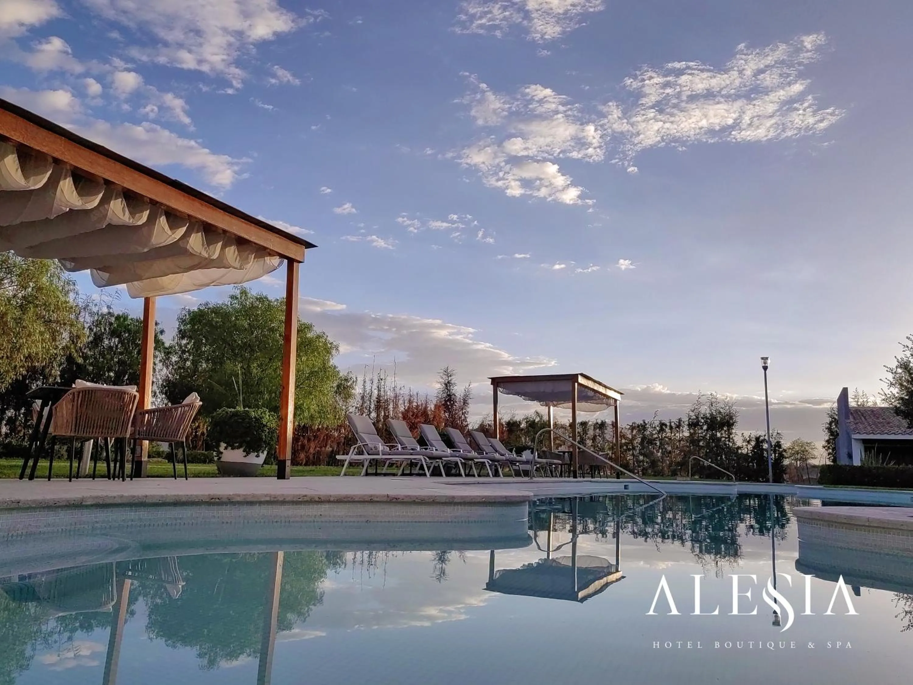 Pool view in Alesia - Boutique Hotel & Spa