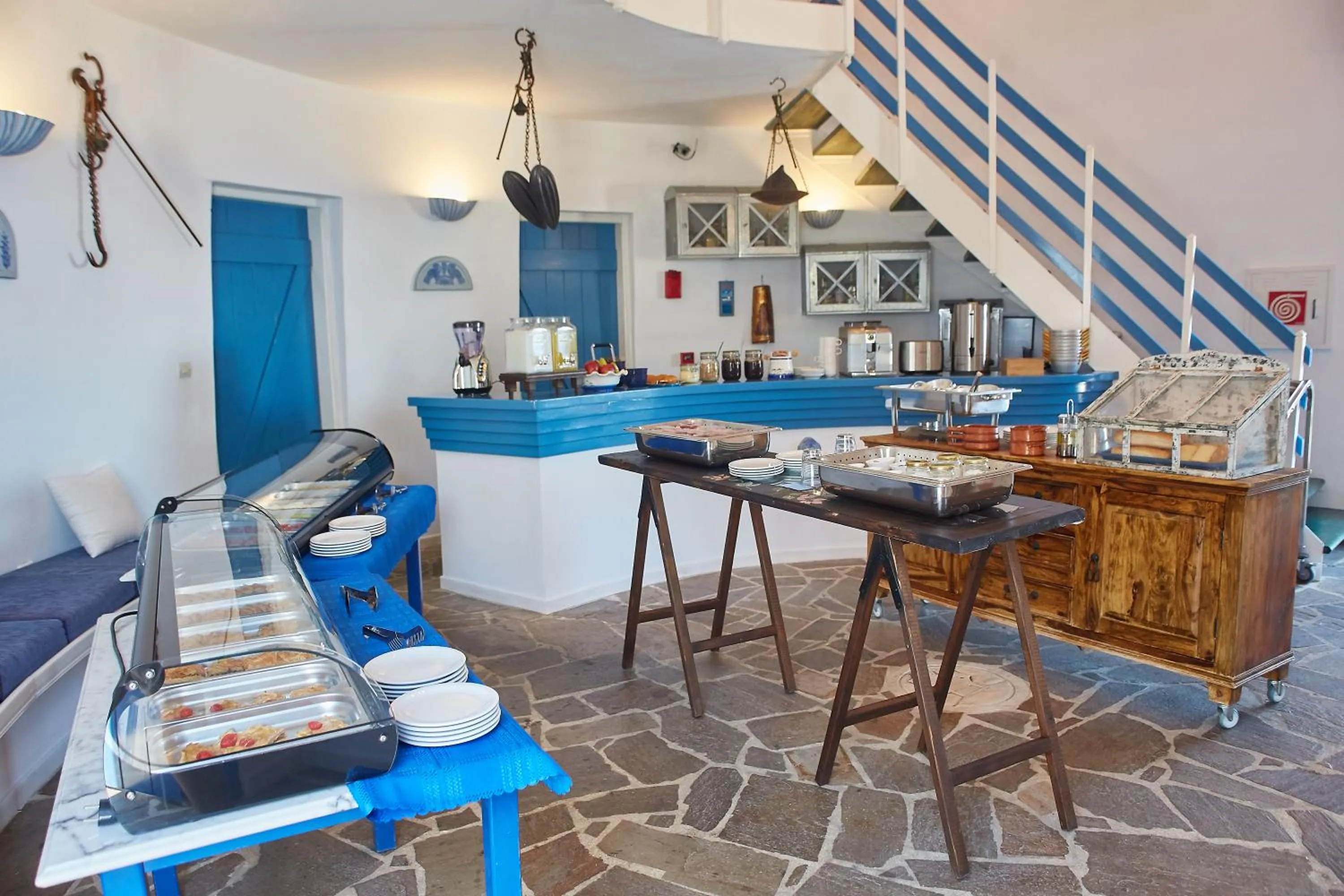 Buffet breakfast in Kerame Studios & Apartments