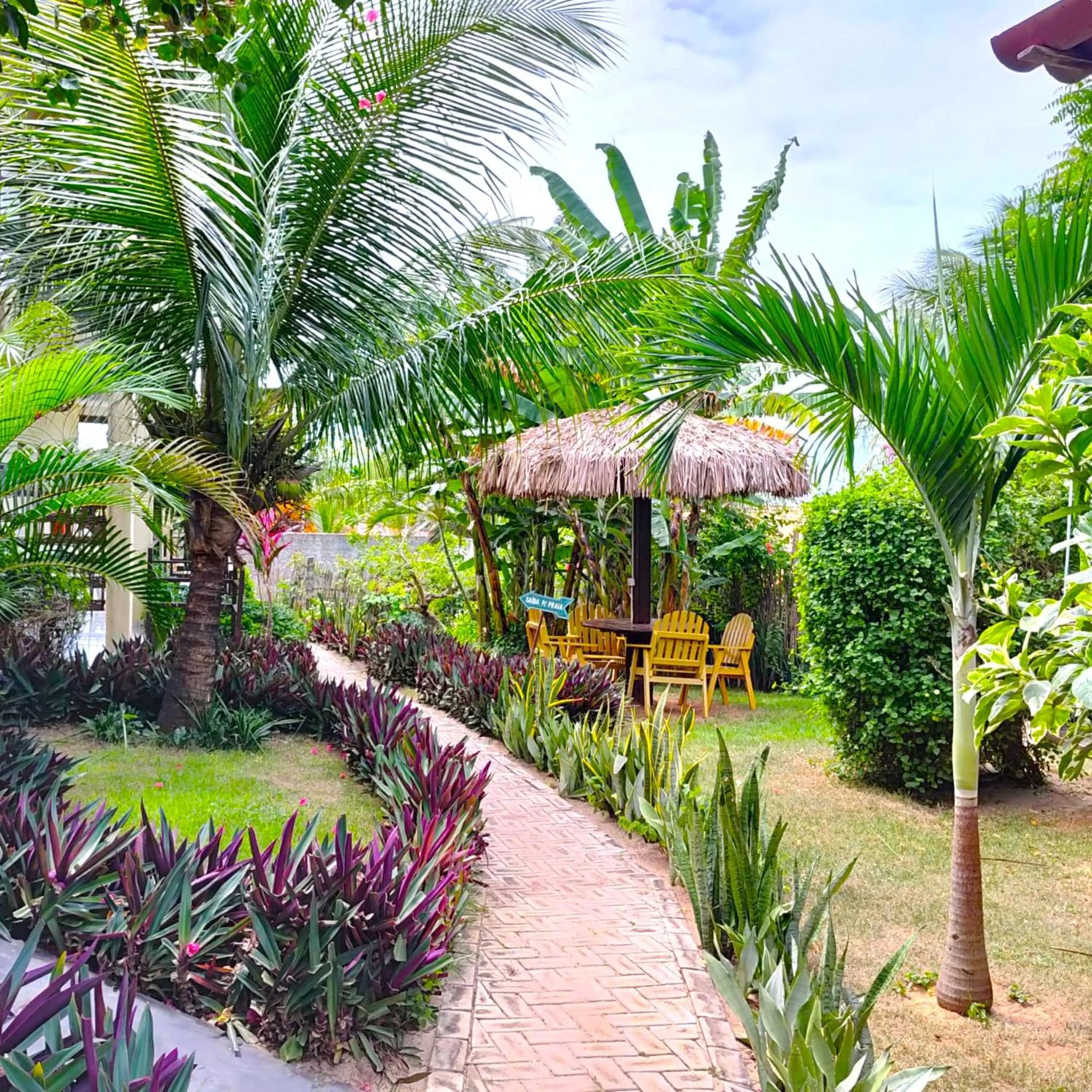 Garden in Pousada Ello