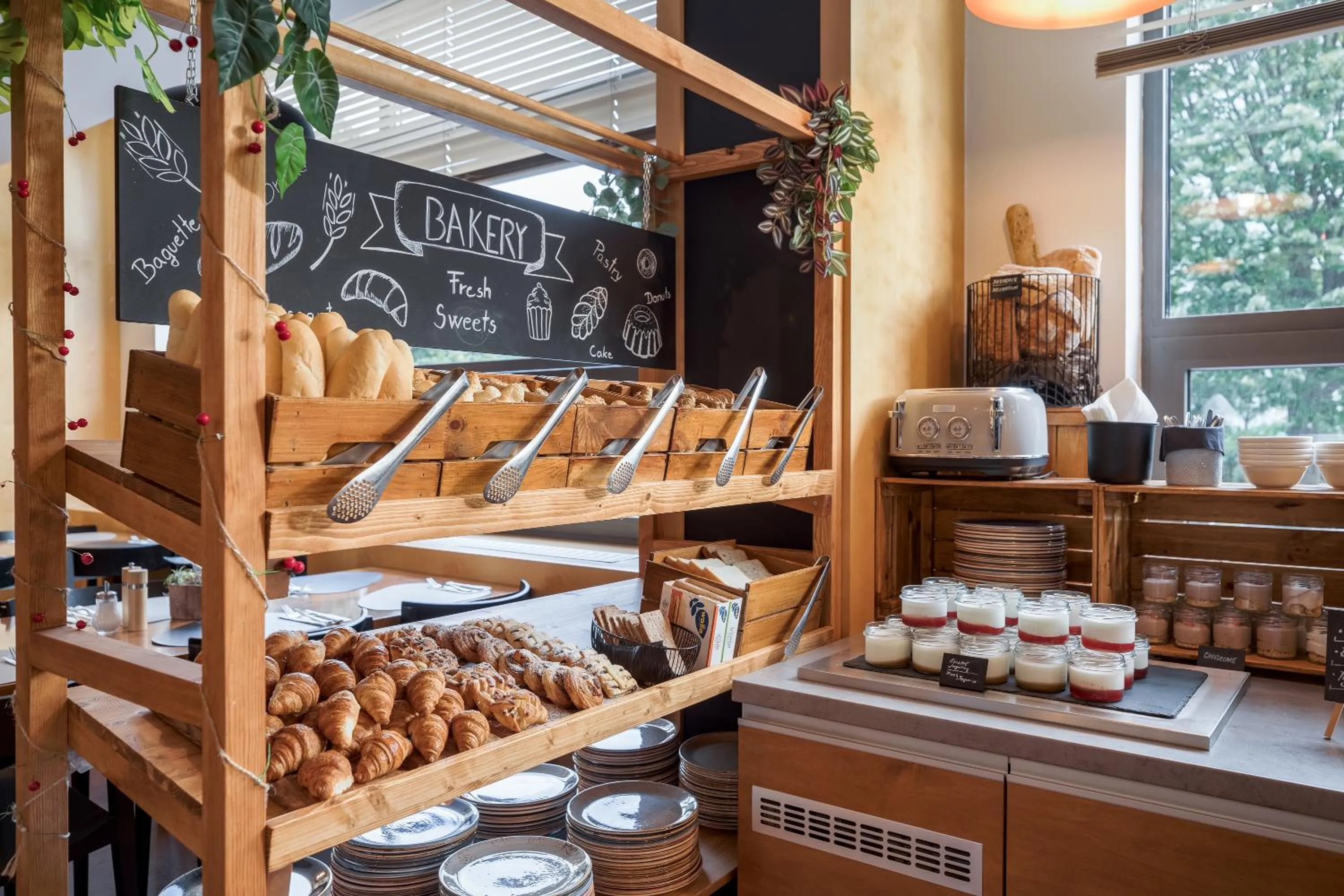 Continental breakfast in Hotel Vista