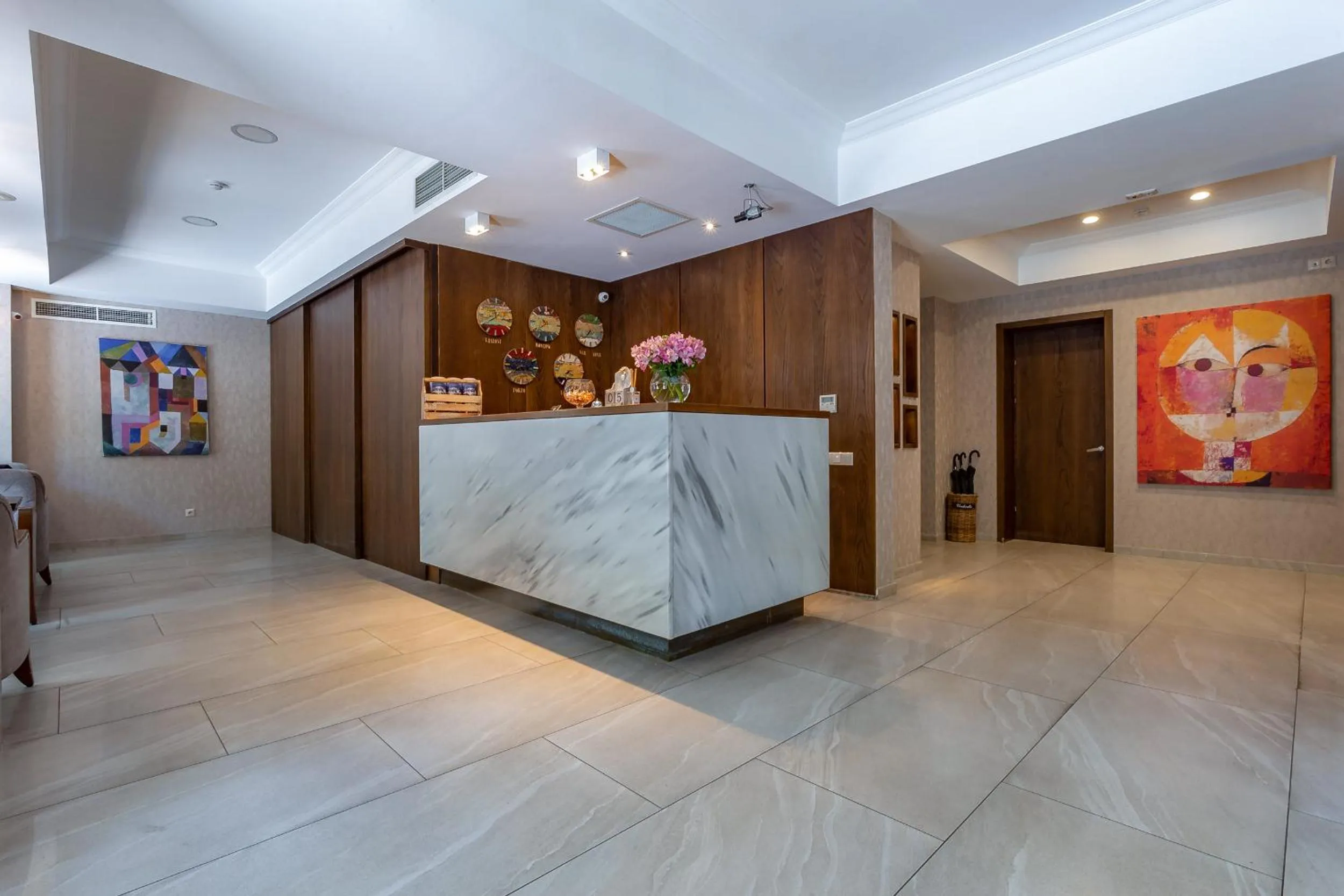 Lobby or reception in A5 Hotel