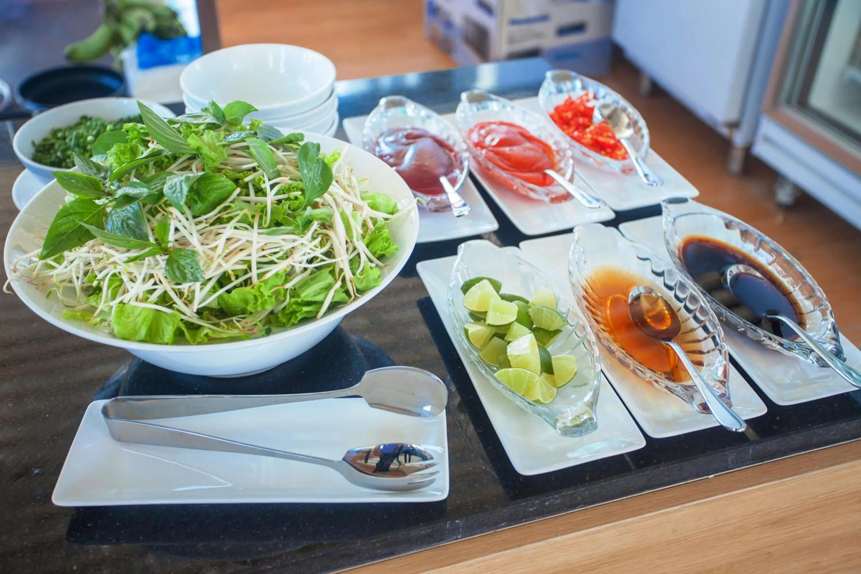 Buffet breakfast in Siren Flower Hotel