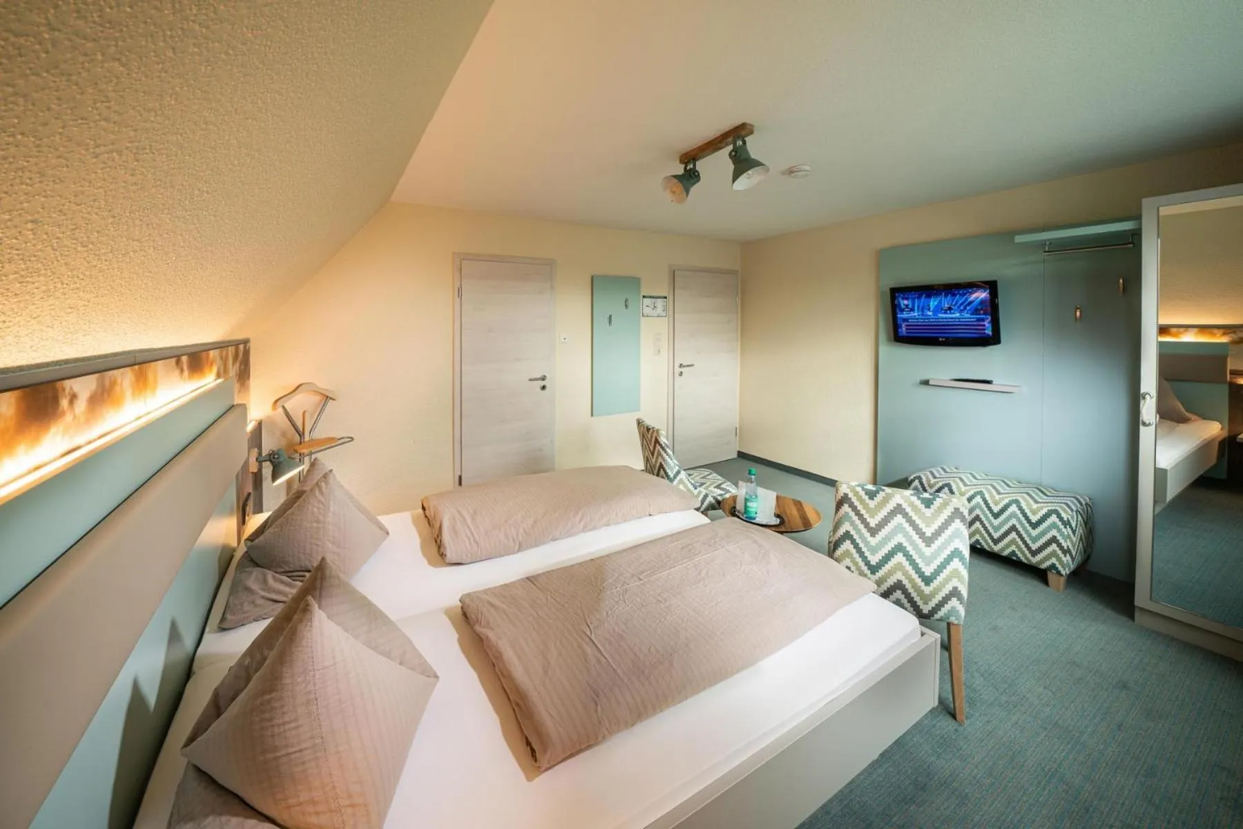 Bed in Deichhotel Grube