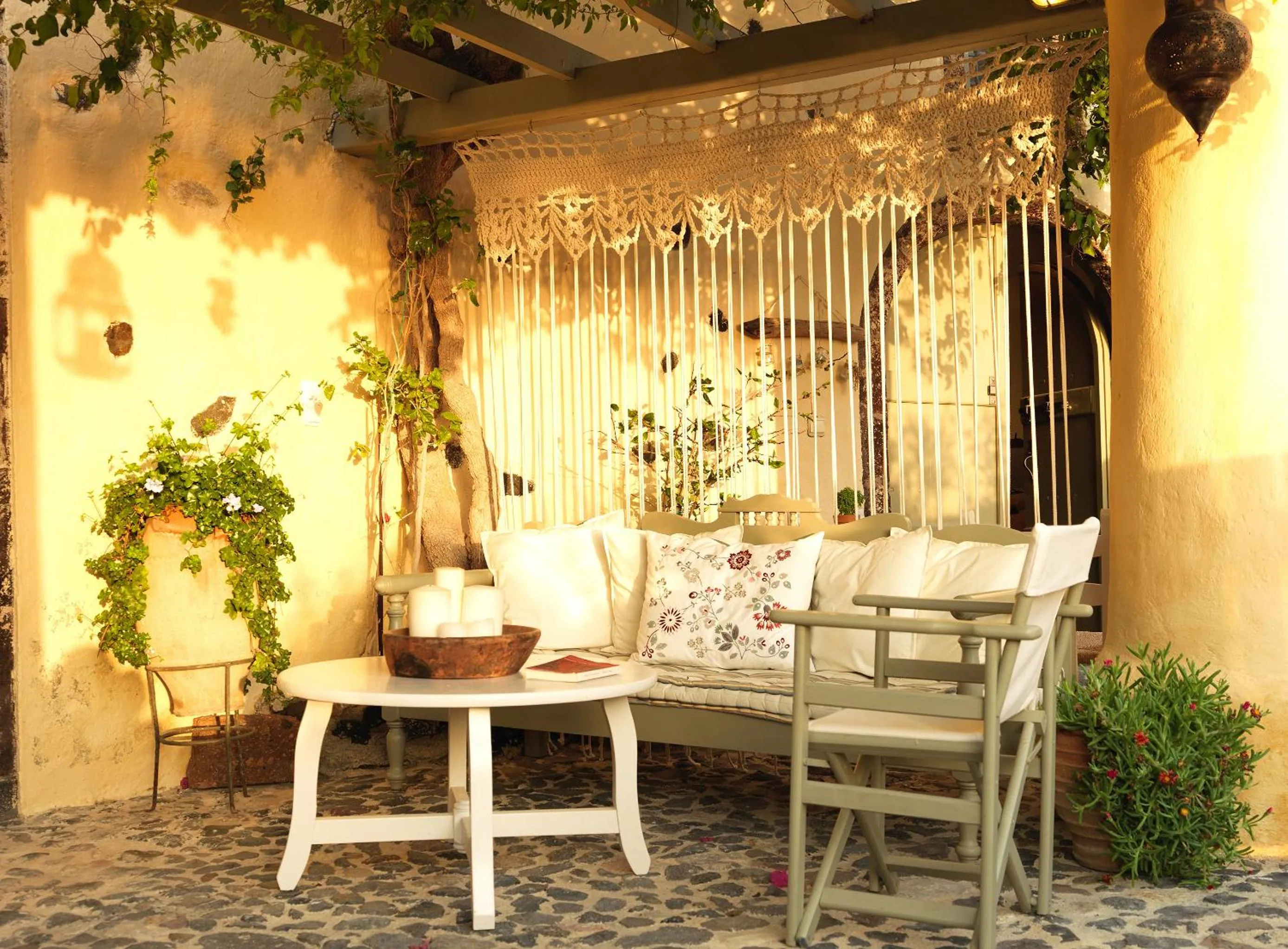 Balcony/Terrace in AFOURA HOUSES by K&K