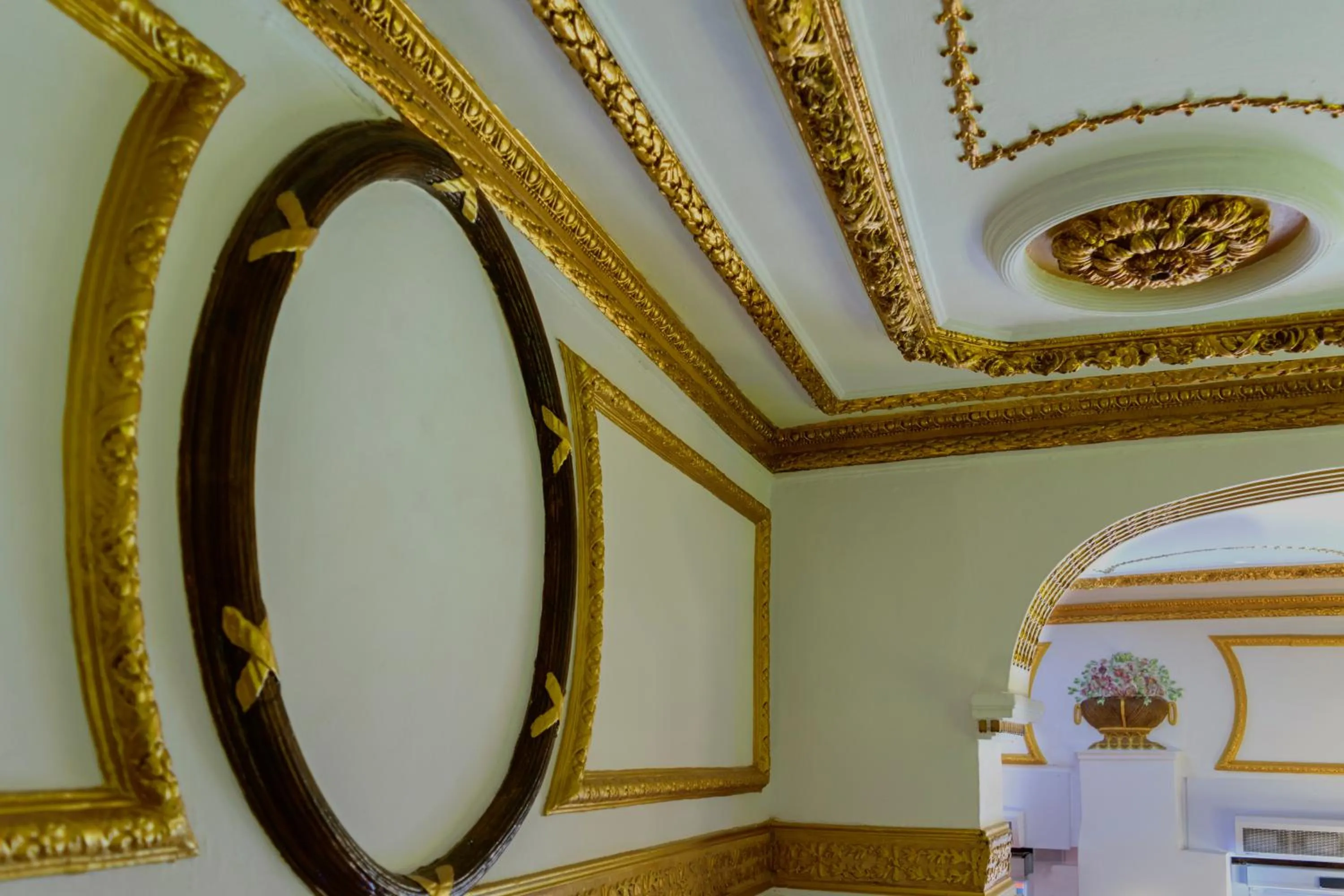 Decorative detail in Hotel El Siglo