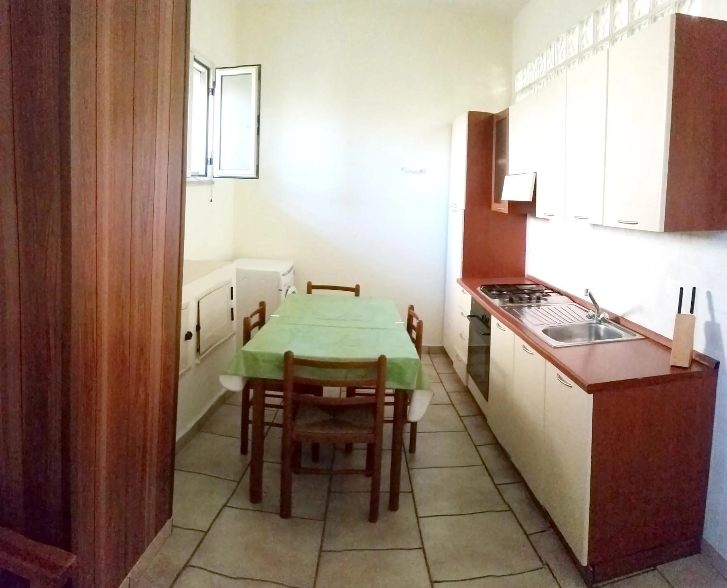 Kitchen or kitchenette in Hotel Sirio