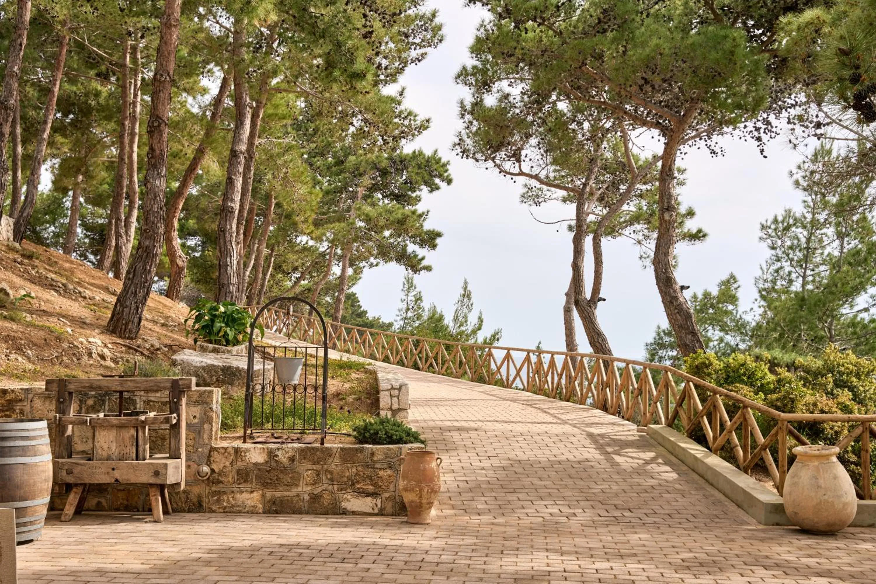Natural landscape in White Rocks Hotel Kefalonia