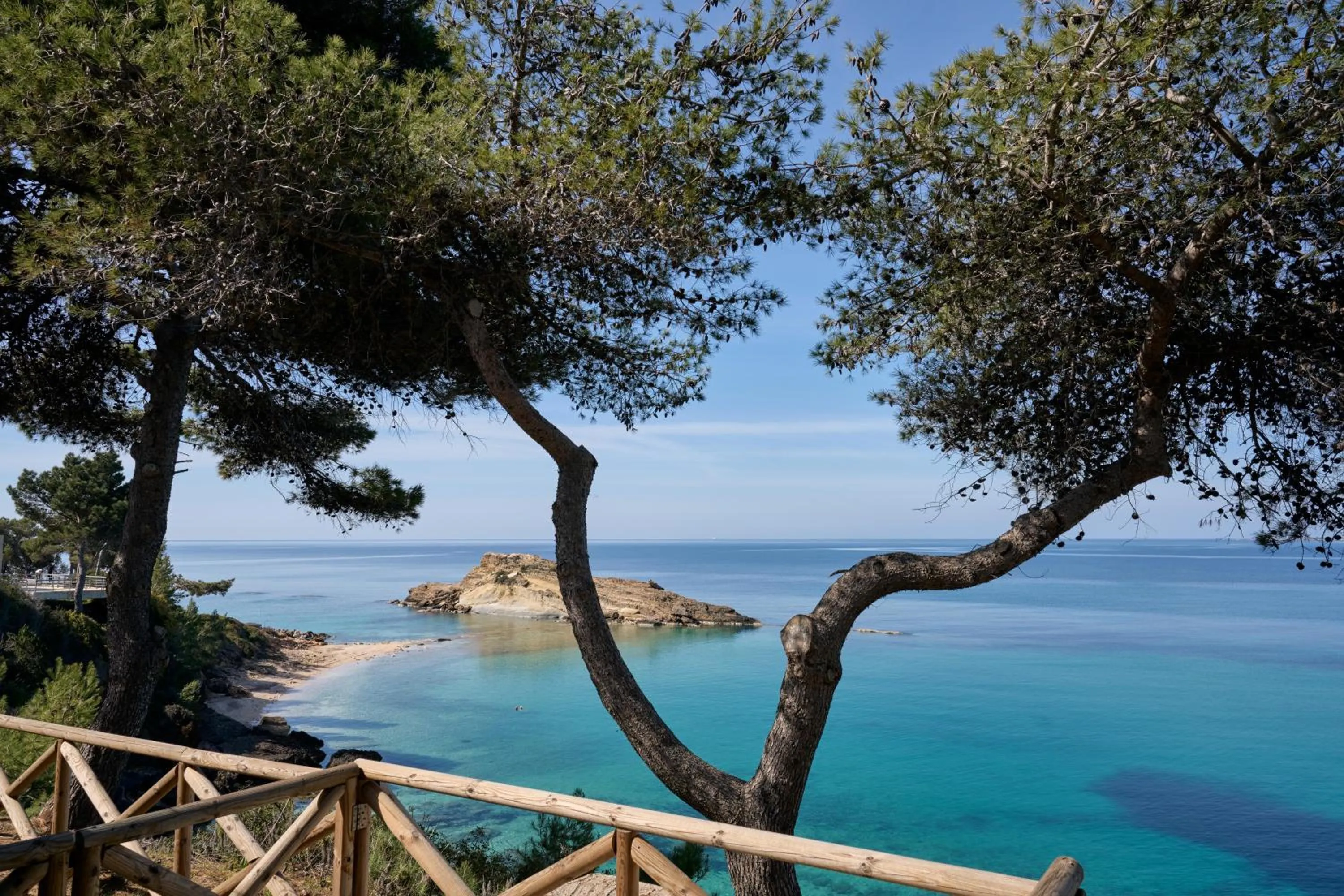 Natural landscape in White Rocks Hotel Kefalonia