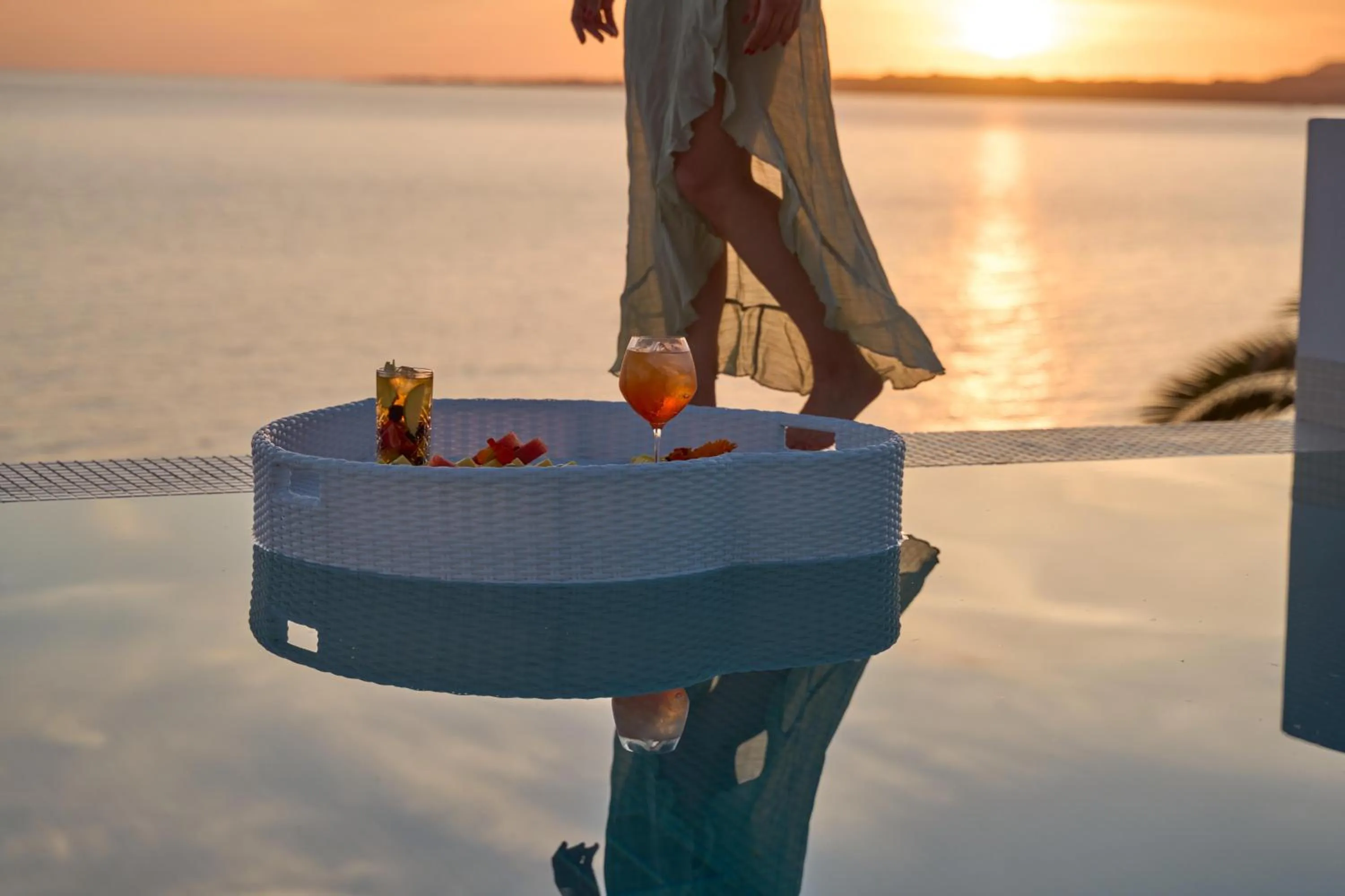 People in White Rocks Hotel Kefalonia