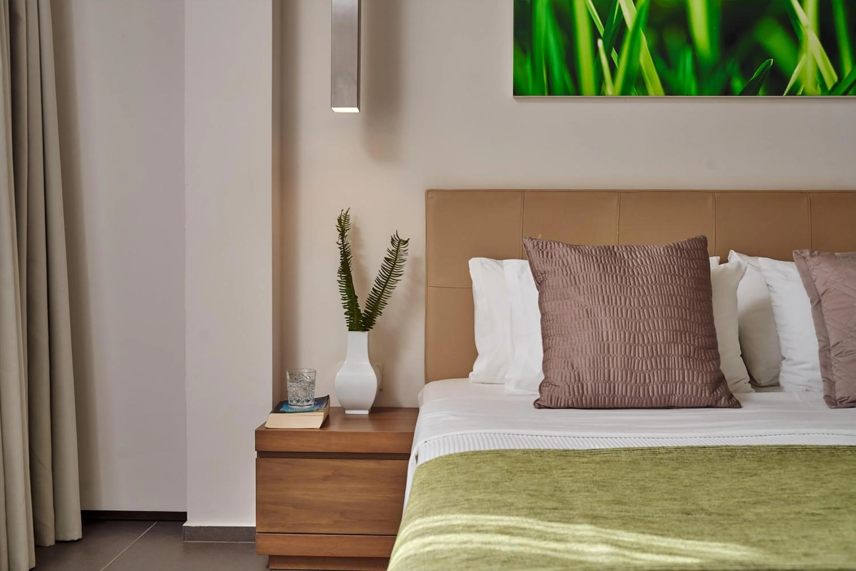 Photo of the whole room, Bed in White Rocks Hotel Kefalonia