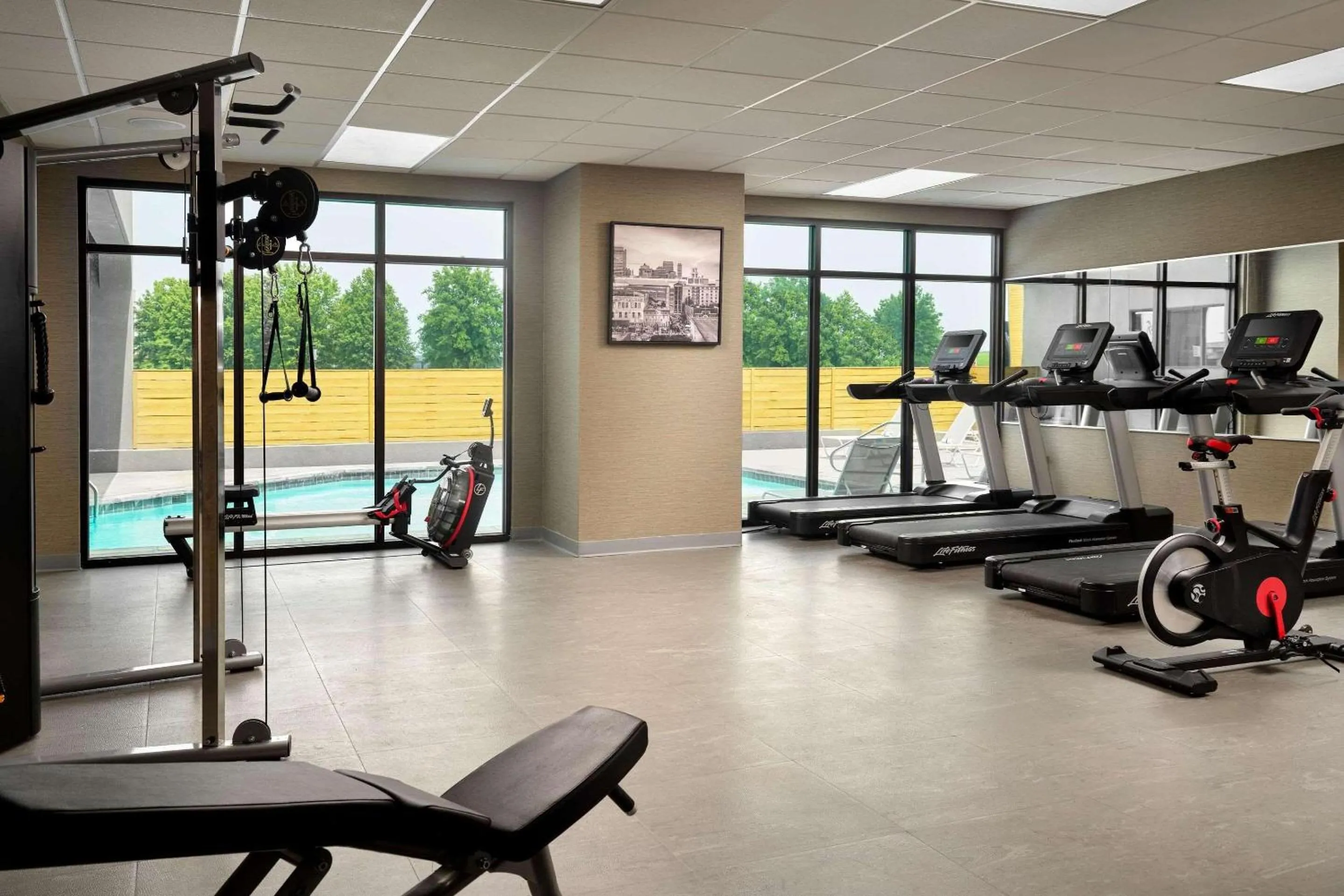 Fitness centre/facilities in Radisson Hotel West Memphis