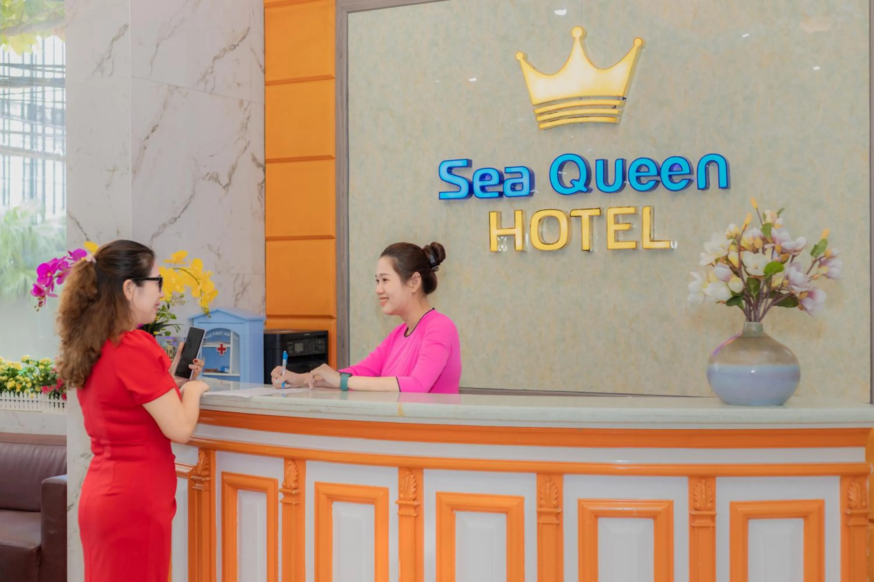 Staff in SEA QUEEN Hotel