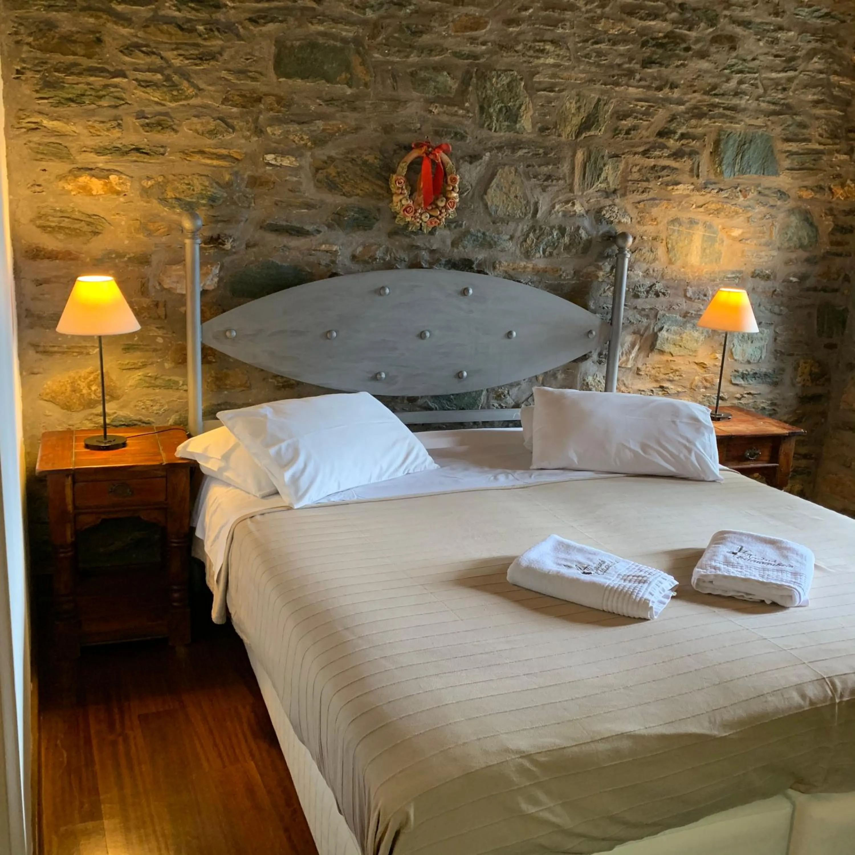 Bed in Palio Eleotrivio Guesthouse