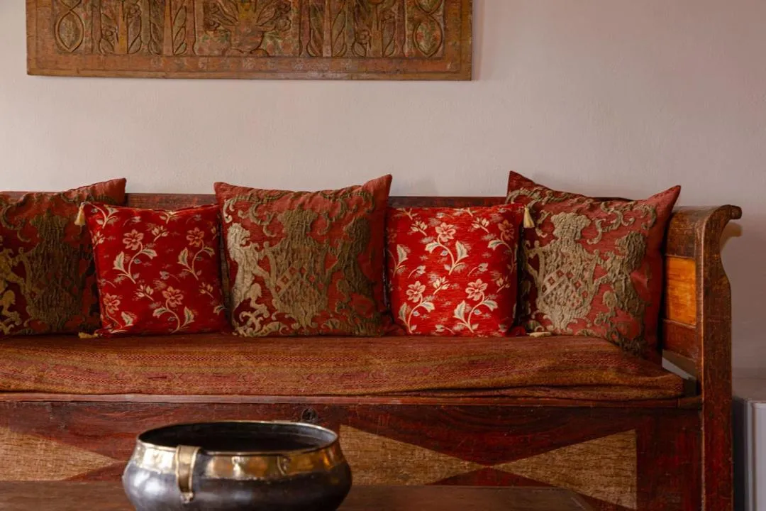 Seating area in Palio Eleotrivio Guesthouse