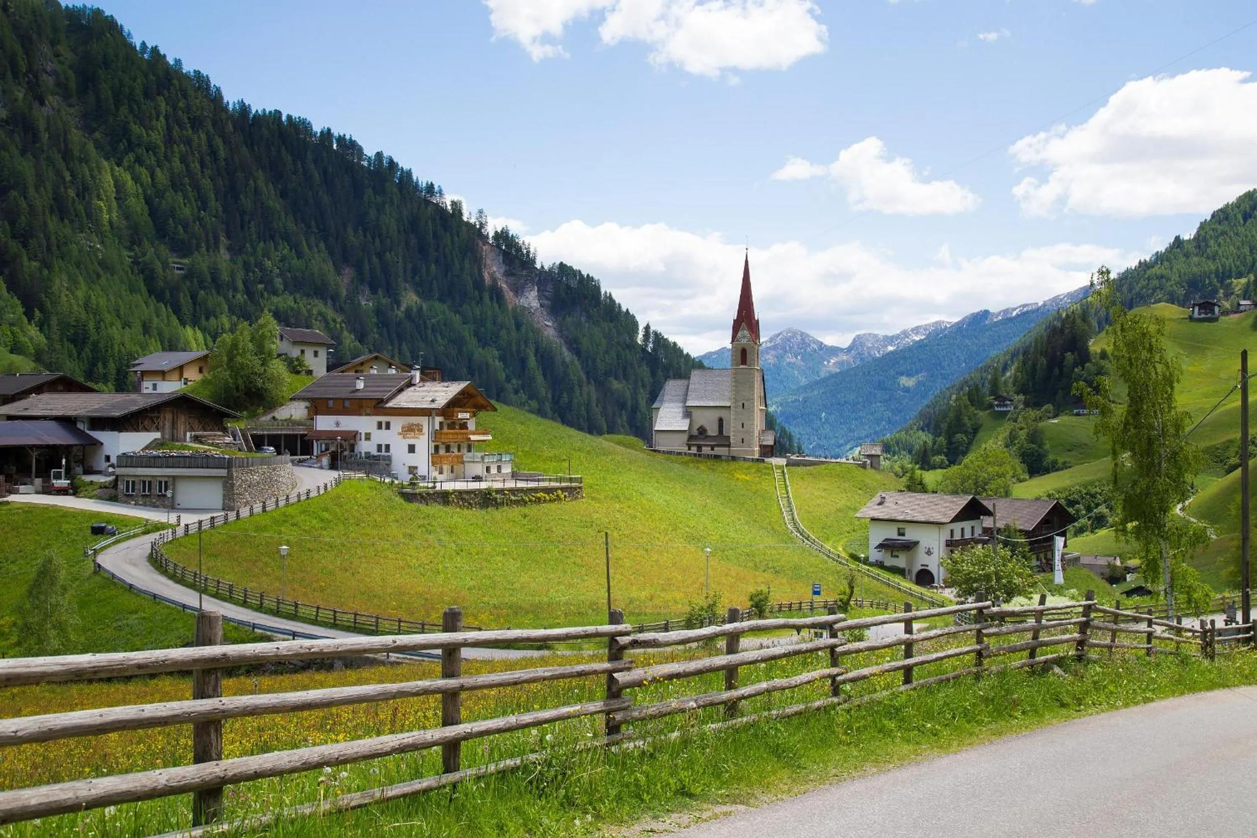 Natural landscape in Gasthof Trausberg