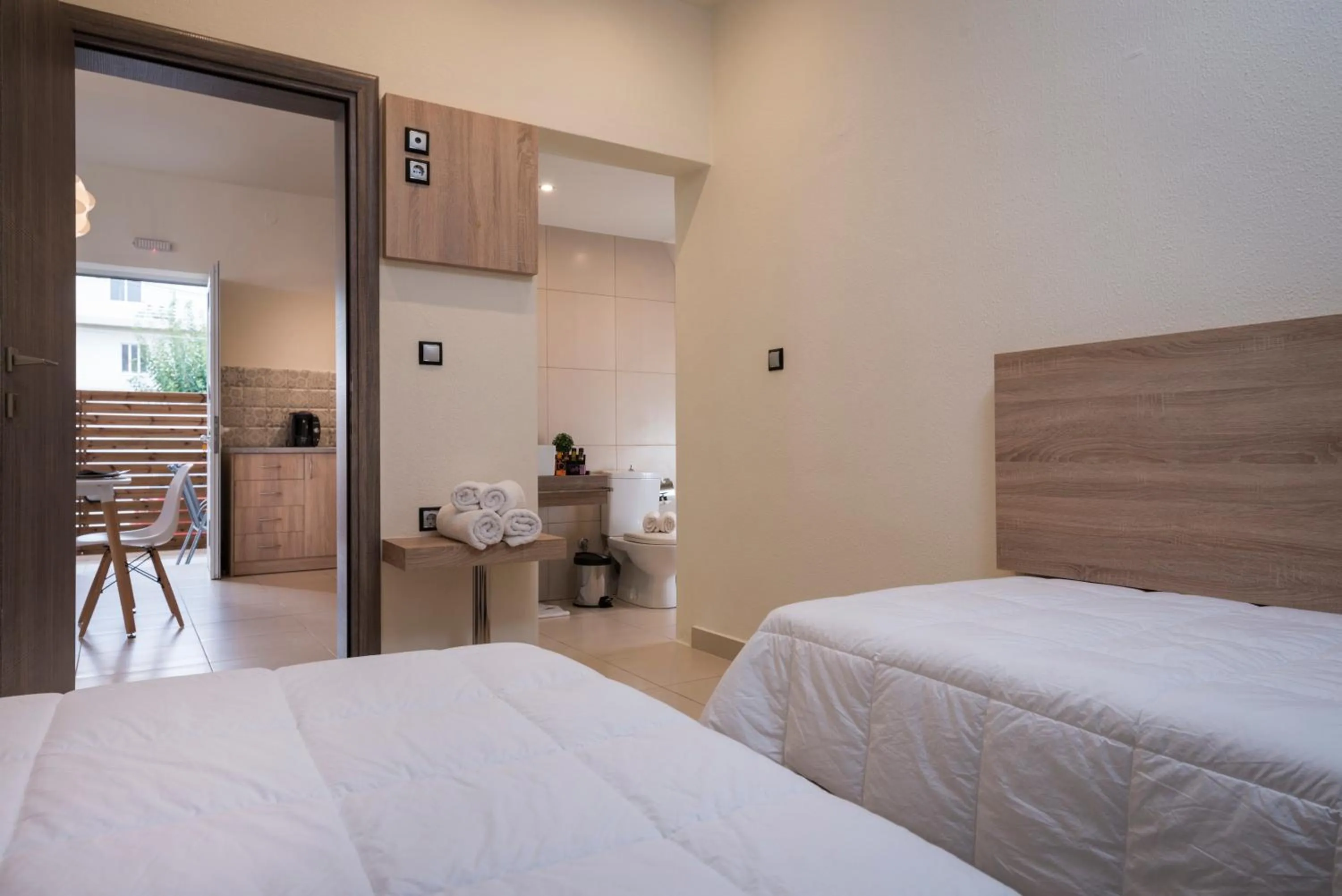 Bedroom, Bed in Sea & City Apartments