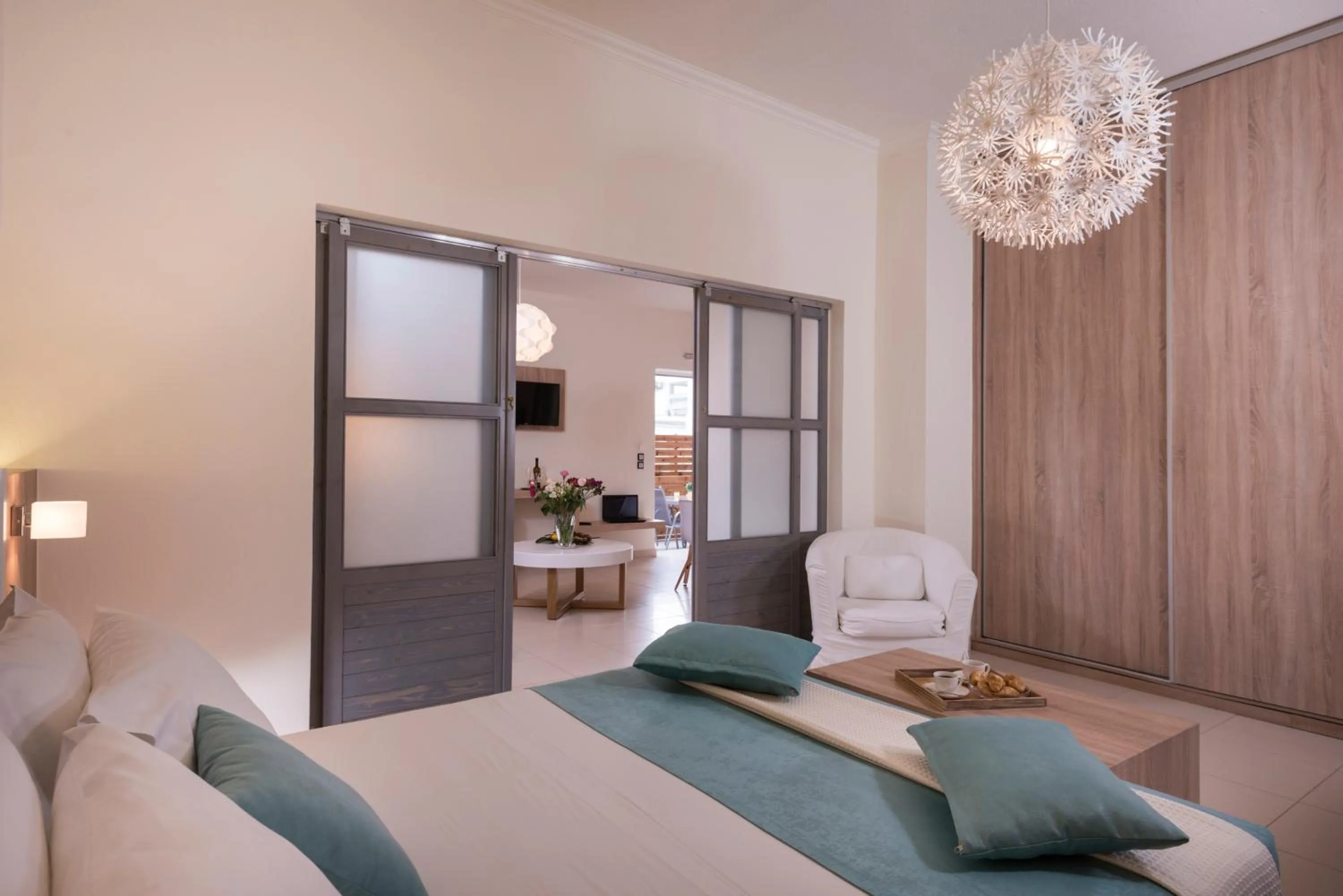 Bedroom, Bed in Sea & City Apartments