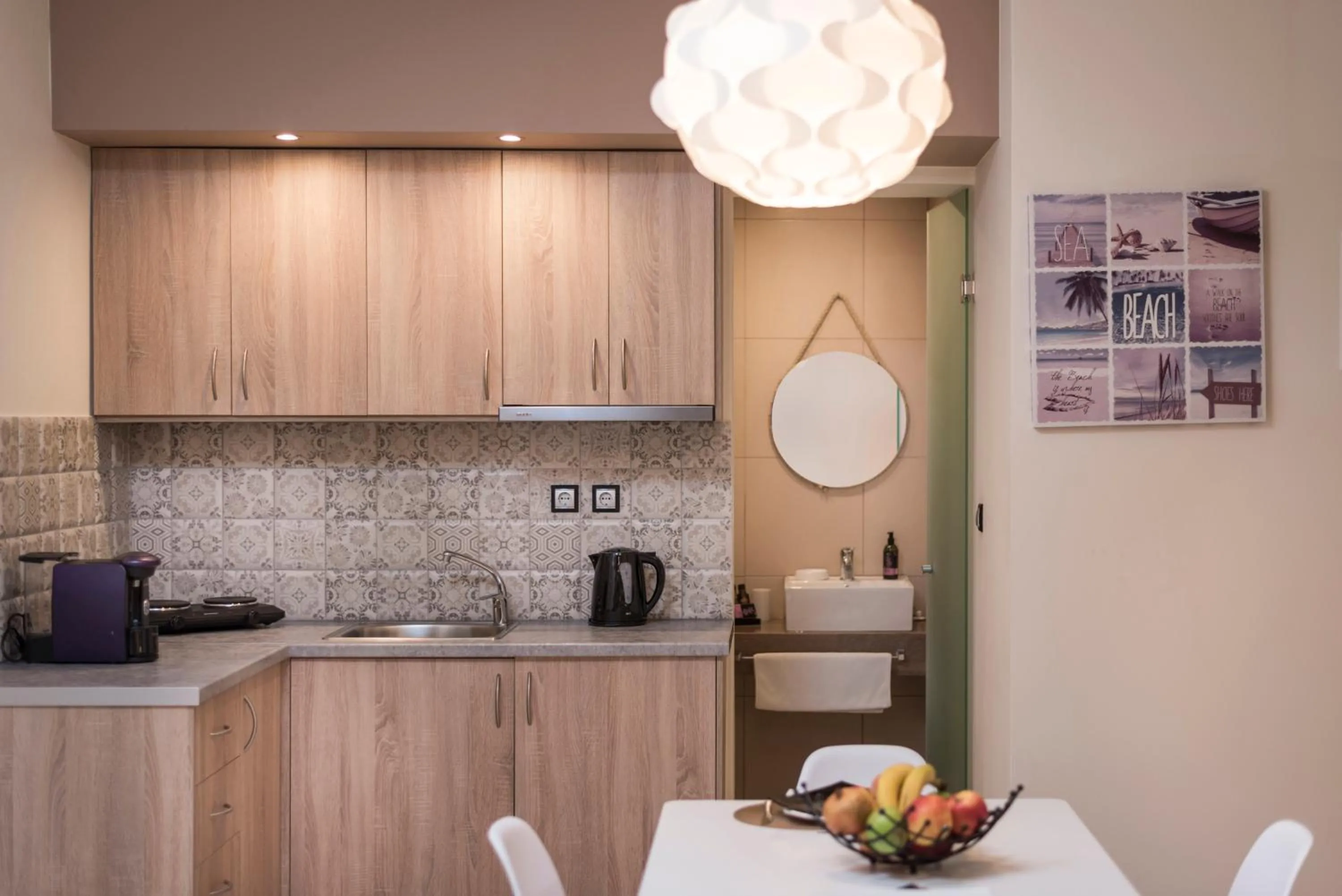 Kitchen or kitchenette in Sea & City Apartments