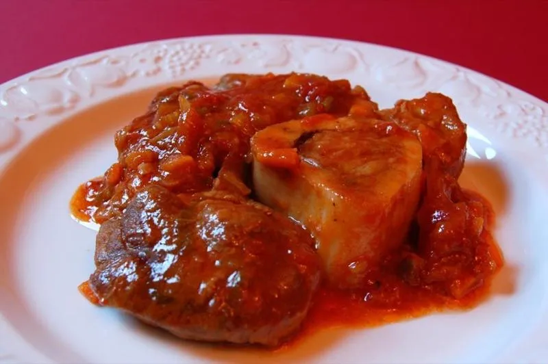 Food close-up in Hotel I Due Cigni