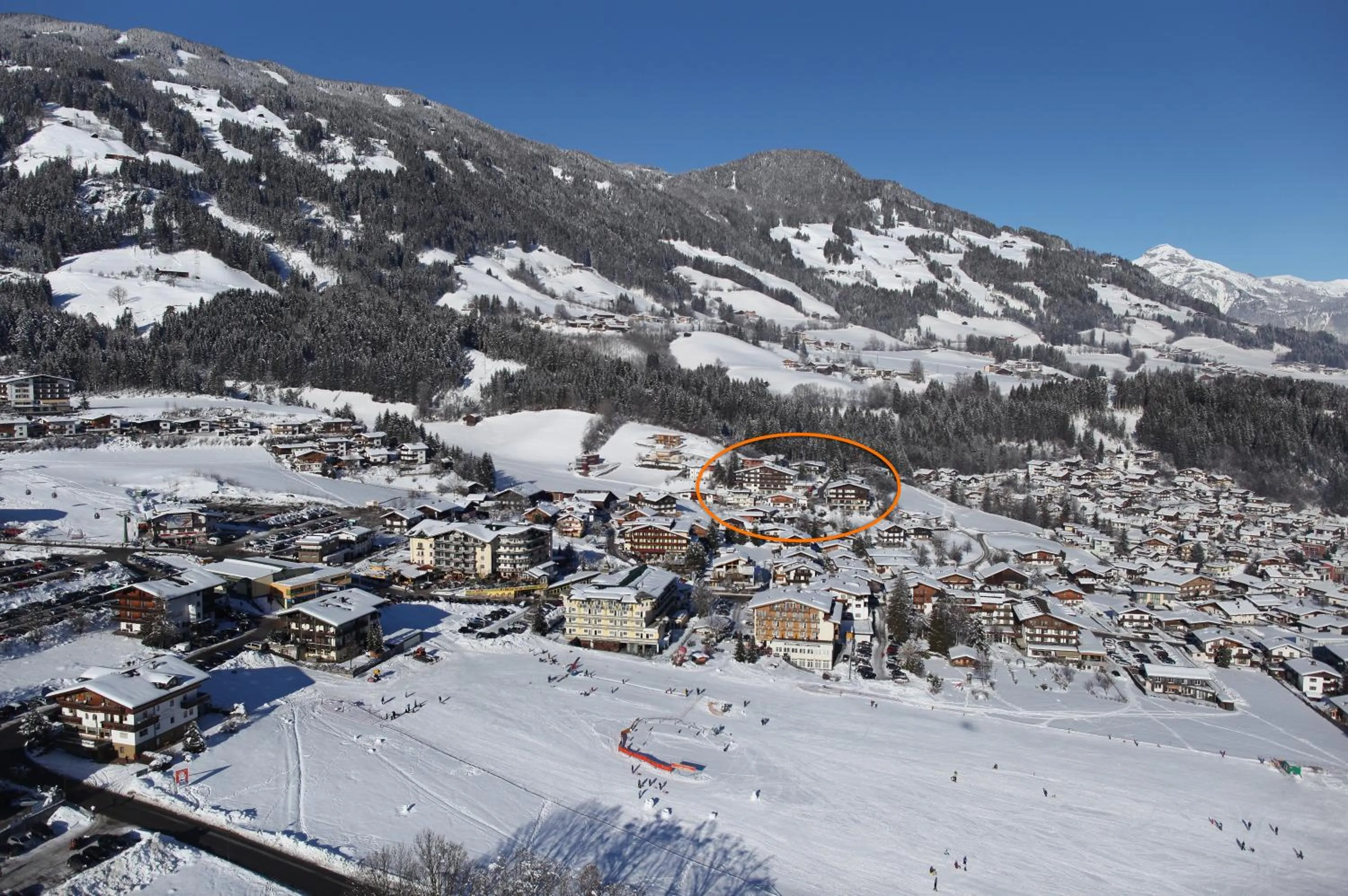 Bird's eye view in Hotel Bruno