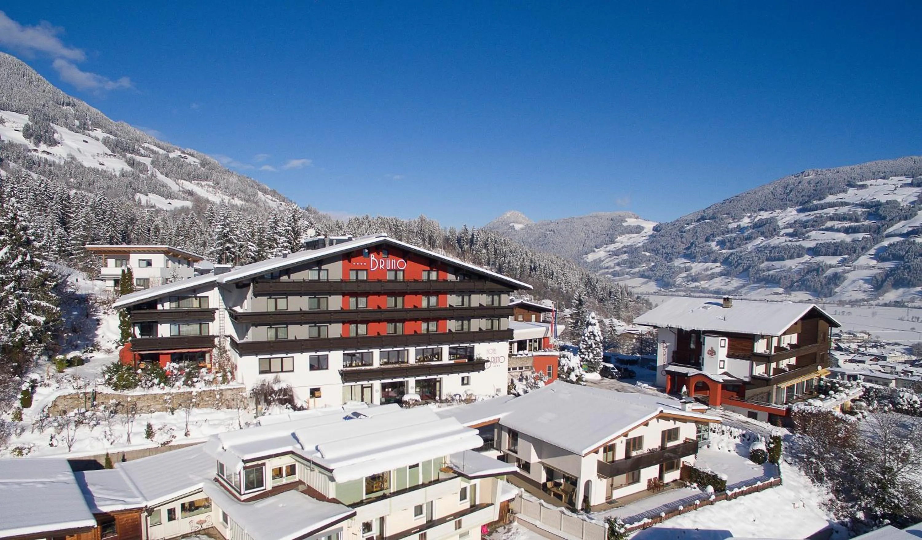 Property building in Hotel Bruno