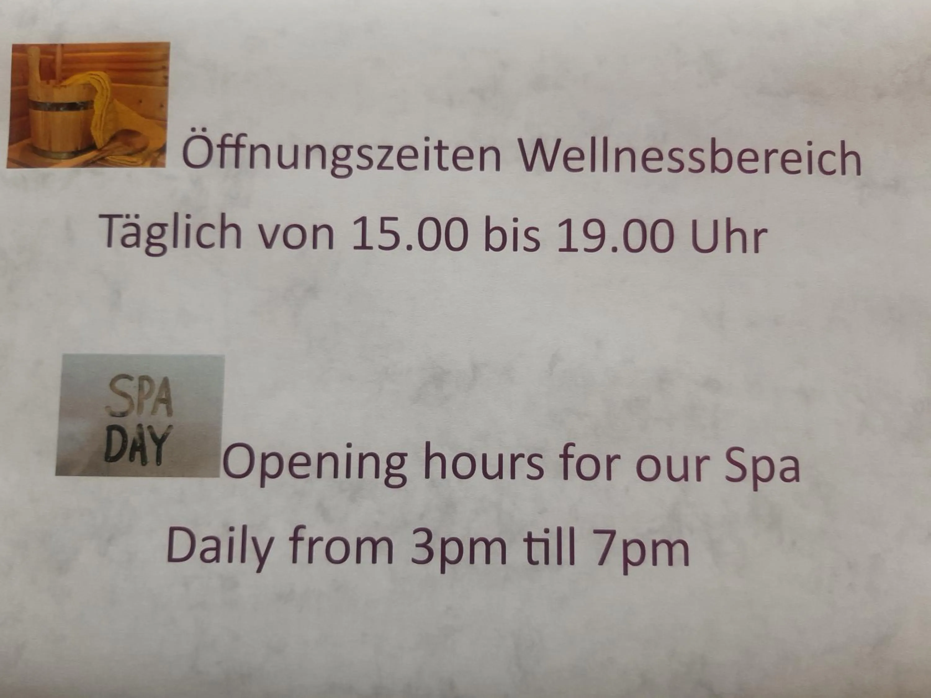 Spa and wellness centre/facilities in Hotel Bruno