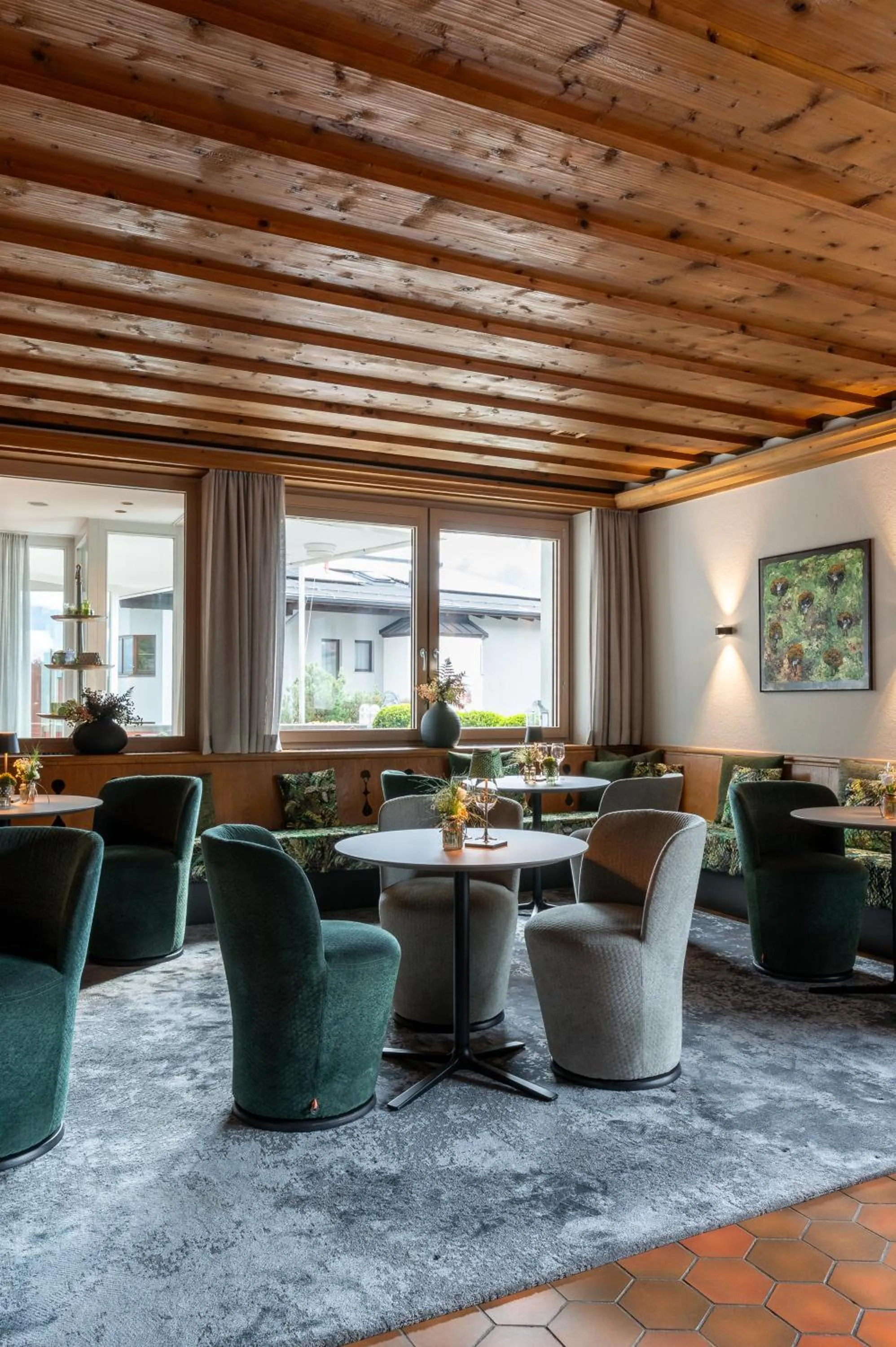 fireplace in Hotel Bruno