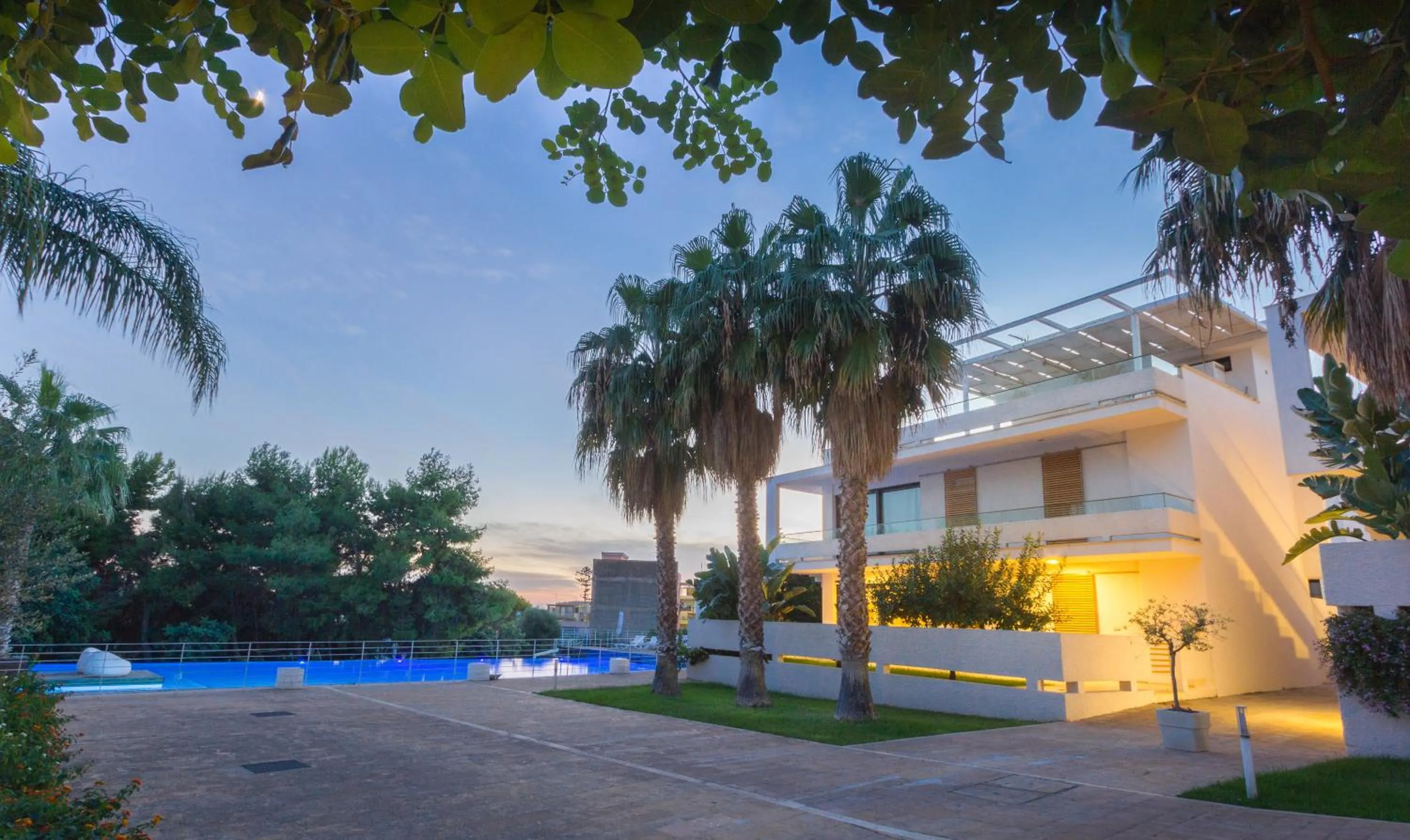 Pool view in Kamena Residence