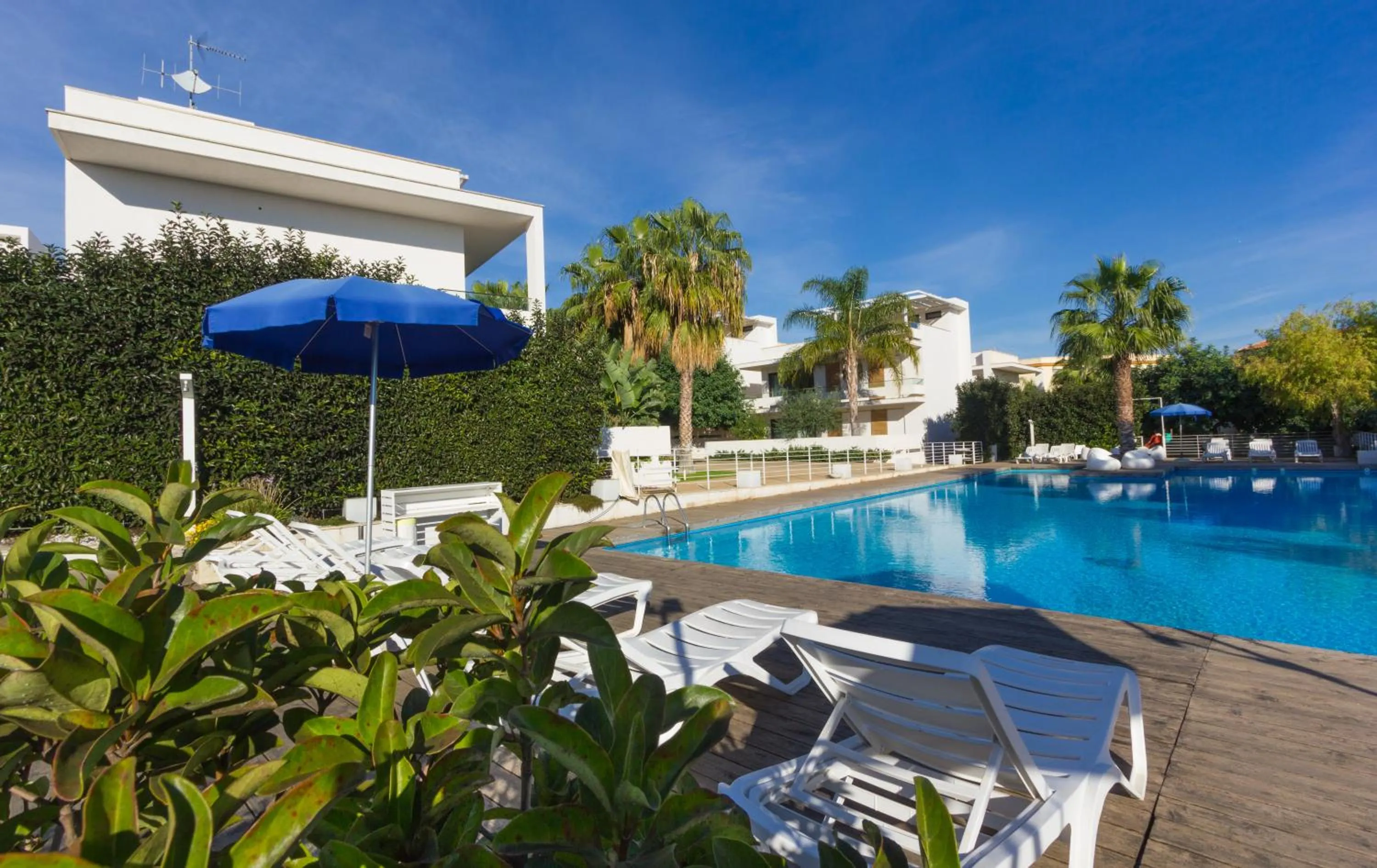 Pool view in Kamena Residence