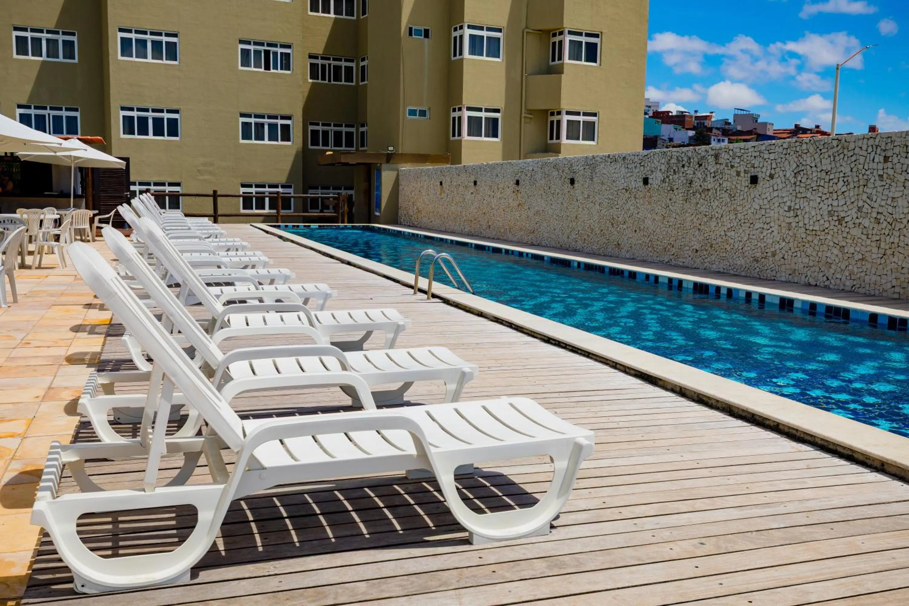 Pool view in Yak Beach Hotel Natal