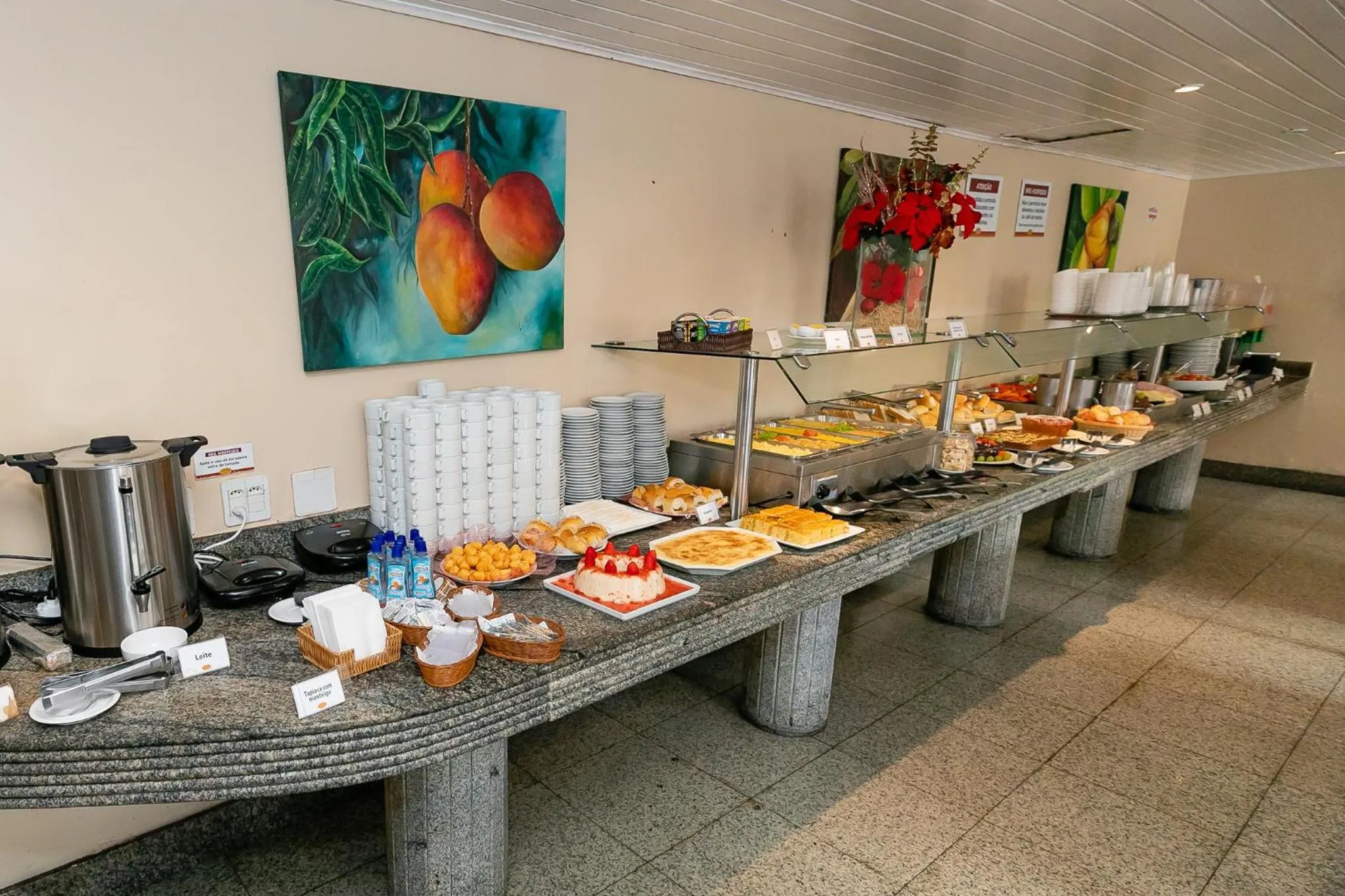 Buffet breakfast in Yak Beach Hotel Natal