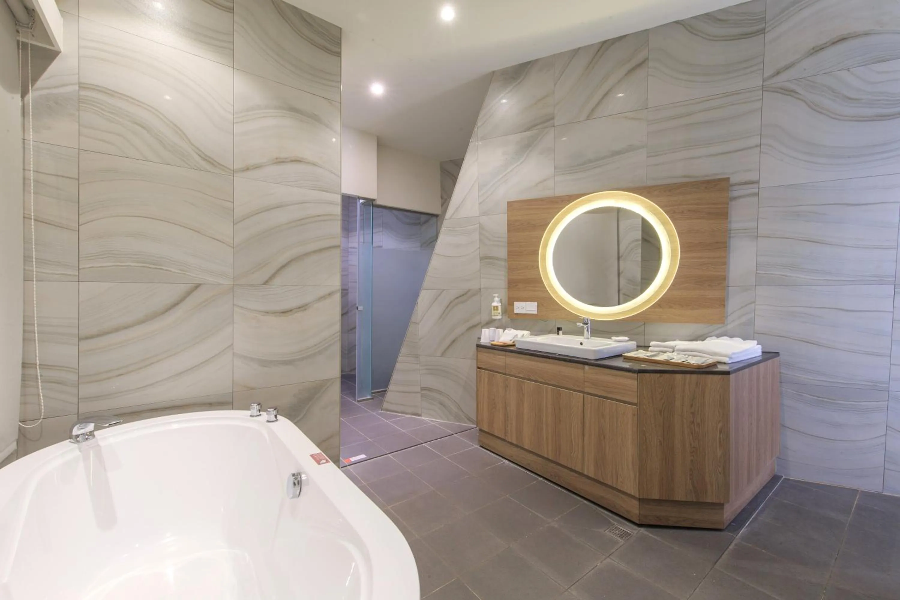 Bathroom in Sun Dialogue Hotel-By Cosmos Creation