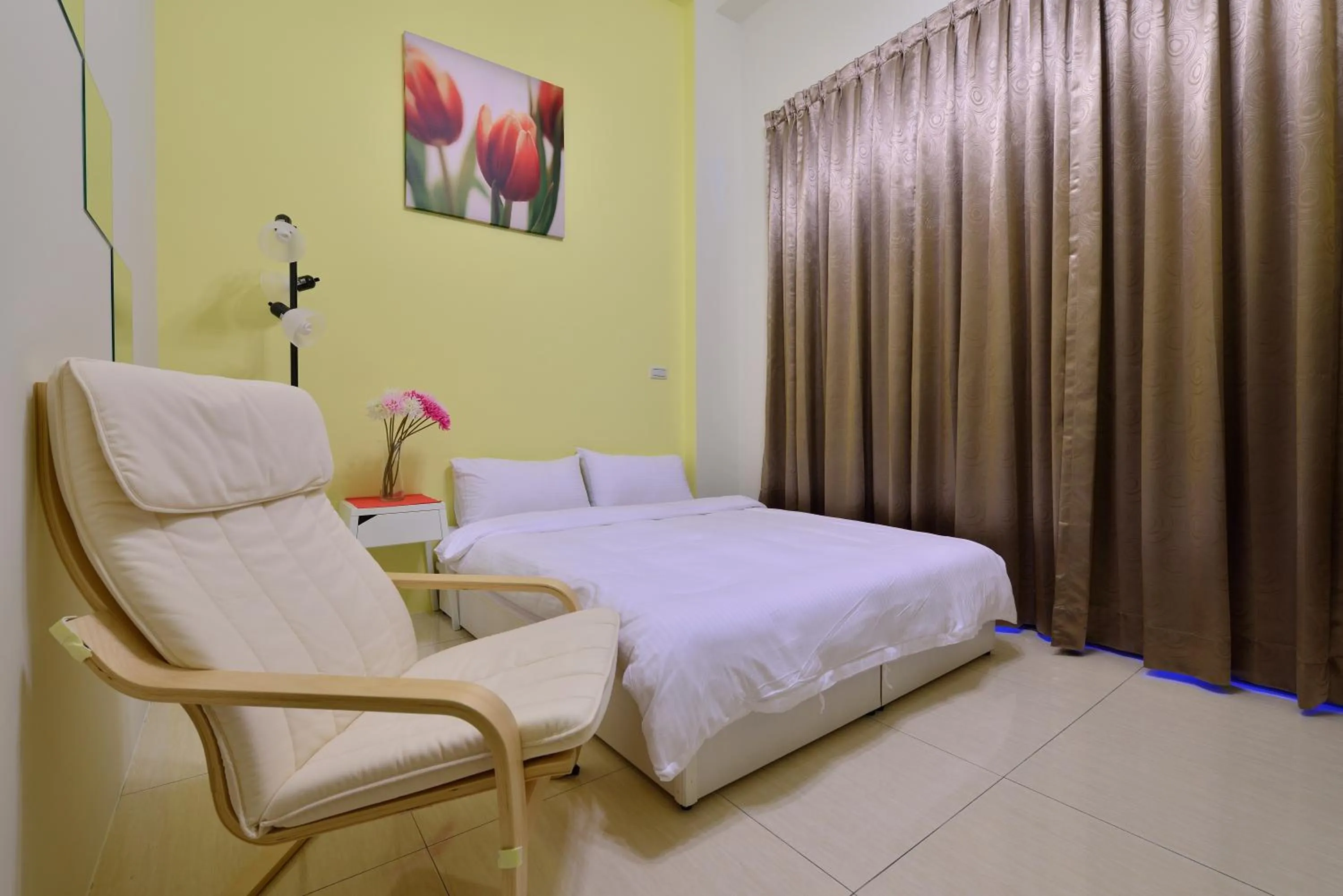 Bed in STSP Guest House