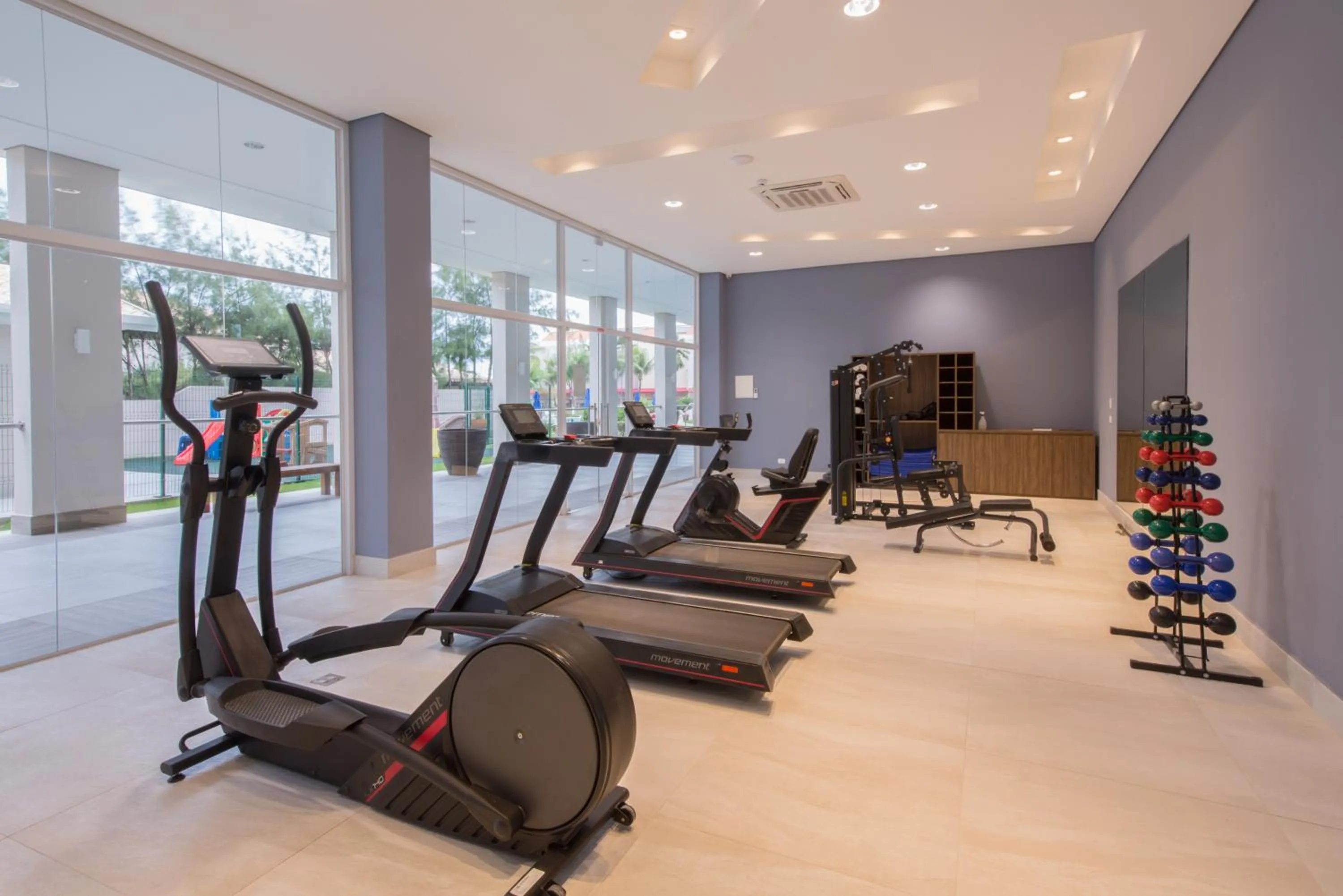 Fitness centre/facilities in Marupiara Resort by Wish