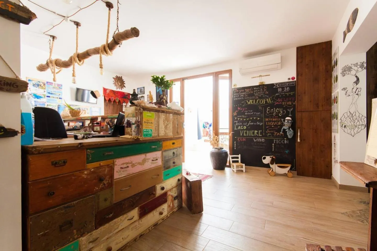 Lobby or reception in Timbuktu Hostel