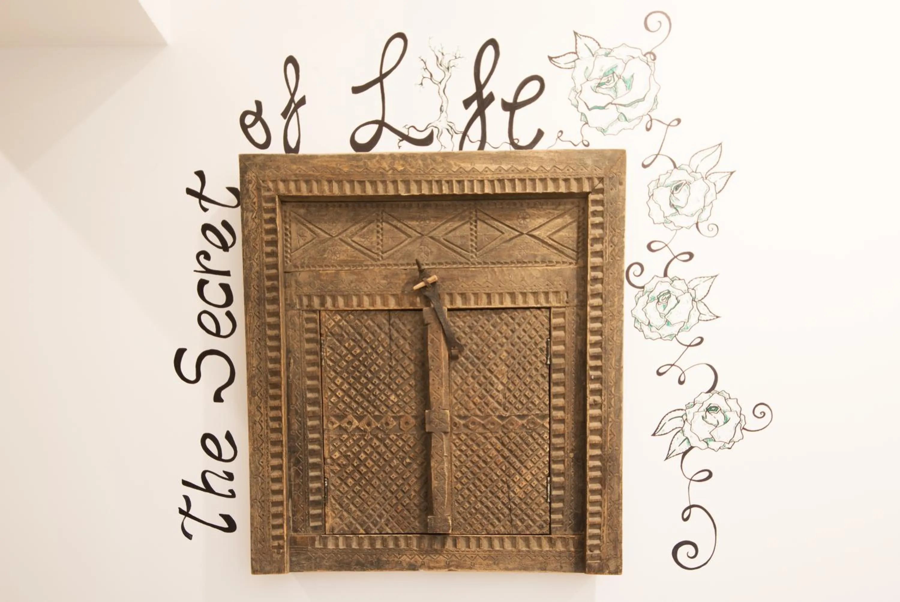 Decorative detail in Timbuktu Hostel