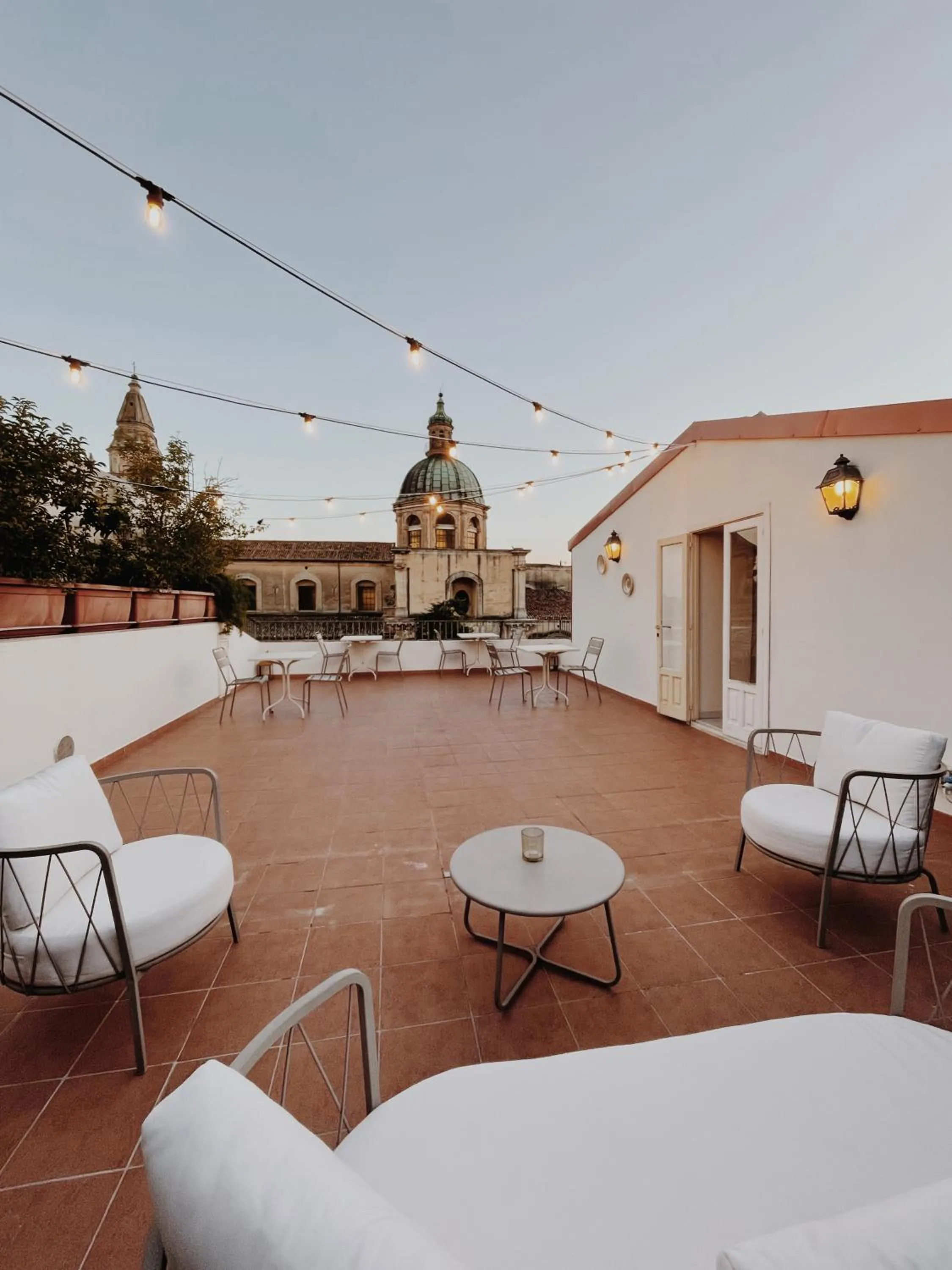 Balcony/Terrace in Relais Antica Badia - San Maurizio 1619