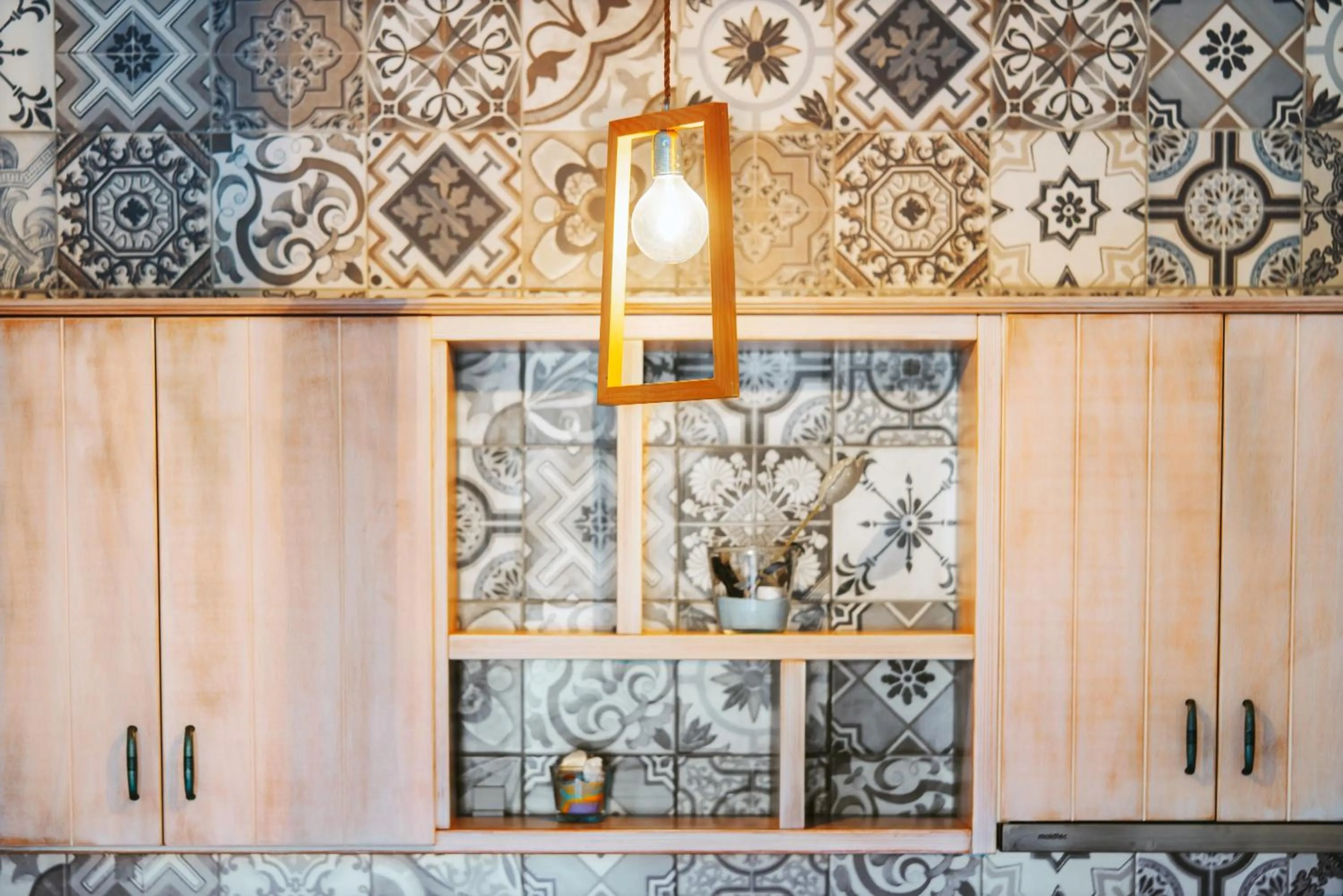 Decorative detail in Aelia Apartments & Suites