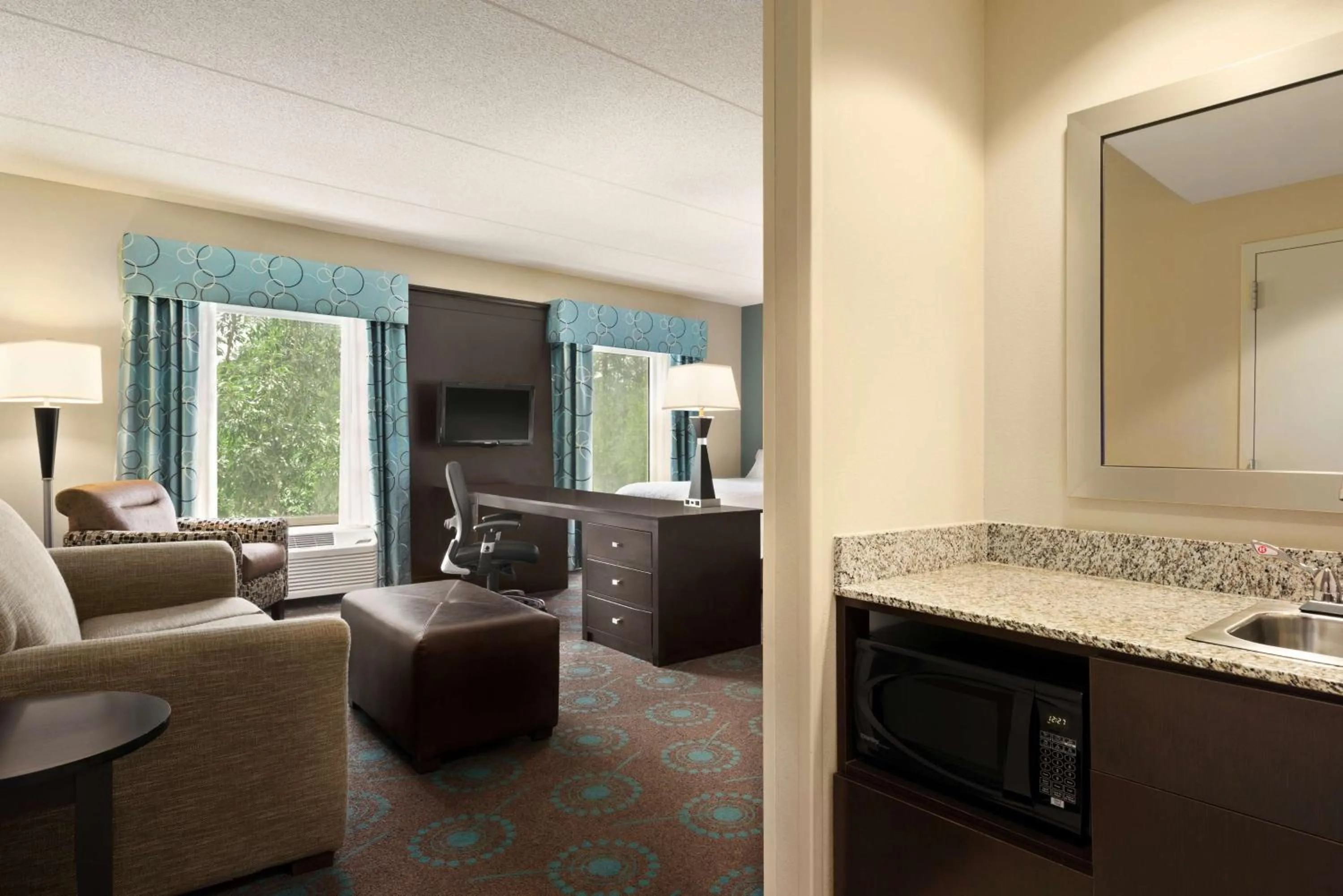 Bedroom in Hampton Inn & Suites Bluffton-Sun City